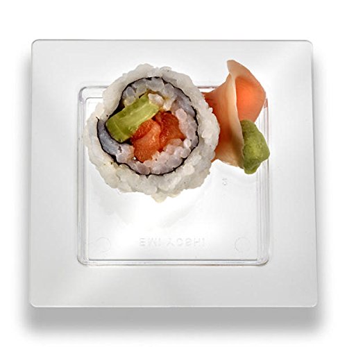 Small Wonders Square Plates - Pack of 200 Disposable Dinner Plates for Parties, Picnics & Events | Durable & Eco-Friendly Tableware