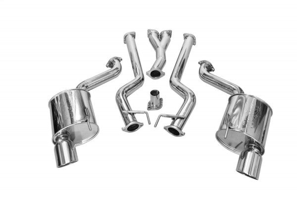 2015-2017 Ford Mustang 2.3T Performance Exhaust System - Dual Cat-Back with Polished Tips (SES9200) - Enhanced Sound & Power for Street & Track Driving