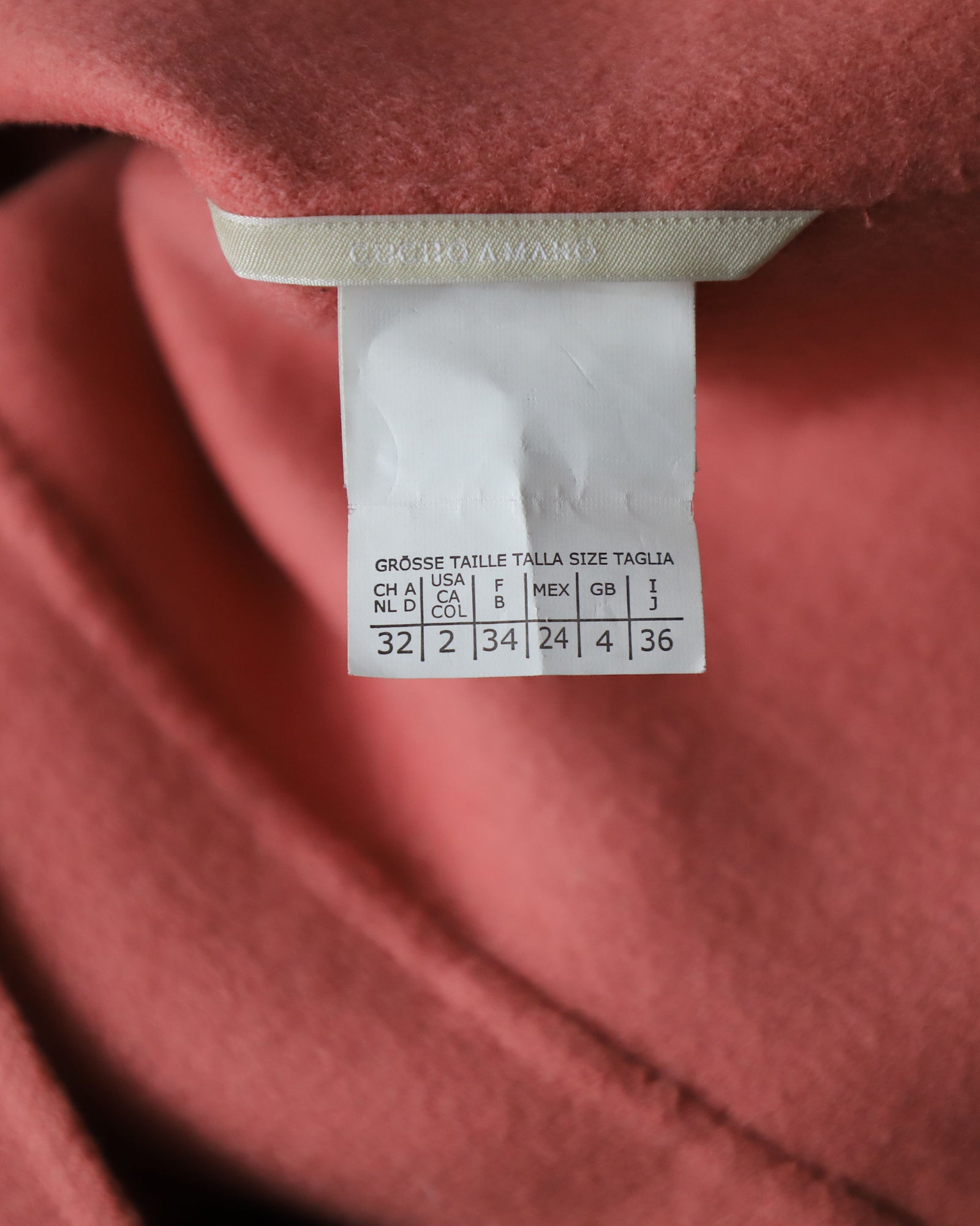 Max Mara Women's Pink Wool Wrap Coat - Elegant Winter Outerwear for Office & Evening Events