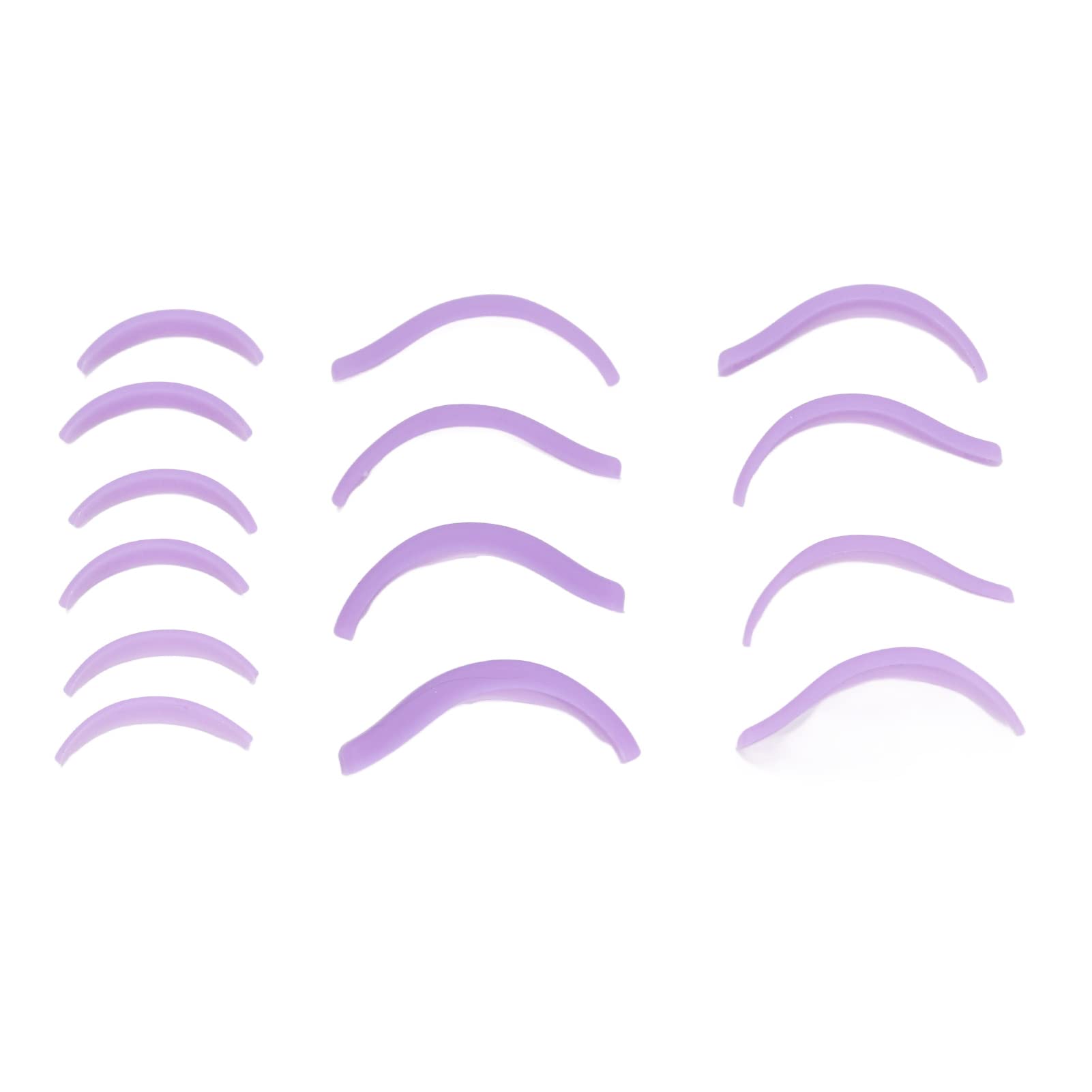 Professional Lash Lift Shields - 7 Sizes Silicone Eyelash Lift Pads for Salon & Home Use (Purple) | Safe, Ergonomic Design for Perfect Lash Lifting | Ideal for Beauty Salons, DIY Lash Treatments & Professional Stylists