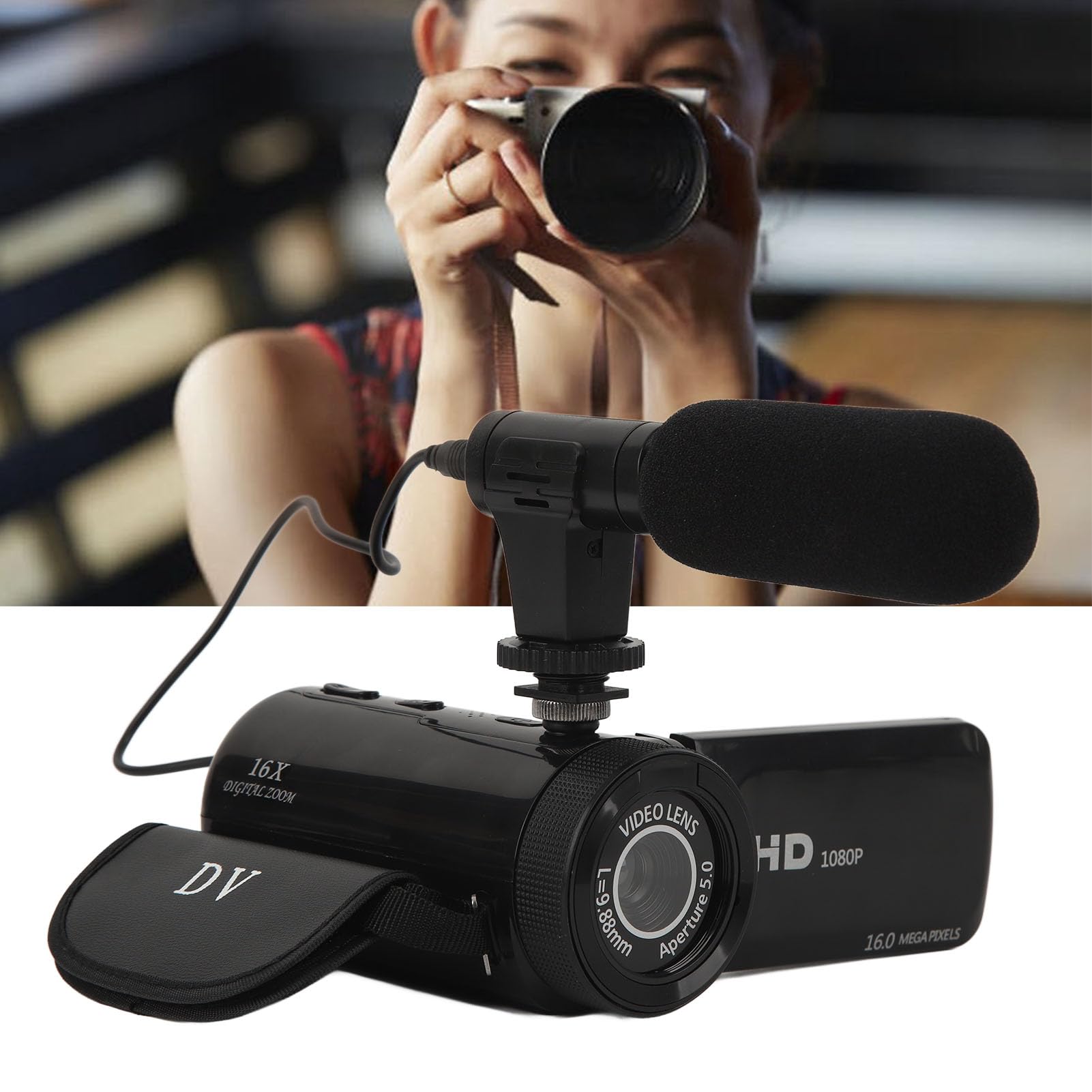 Beufee HD 1080P 16MP Digital Camera for Photography & Video Recording - Vlogging, YouTube Filming, Travel & Family Moments Capture