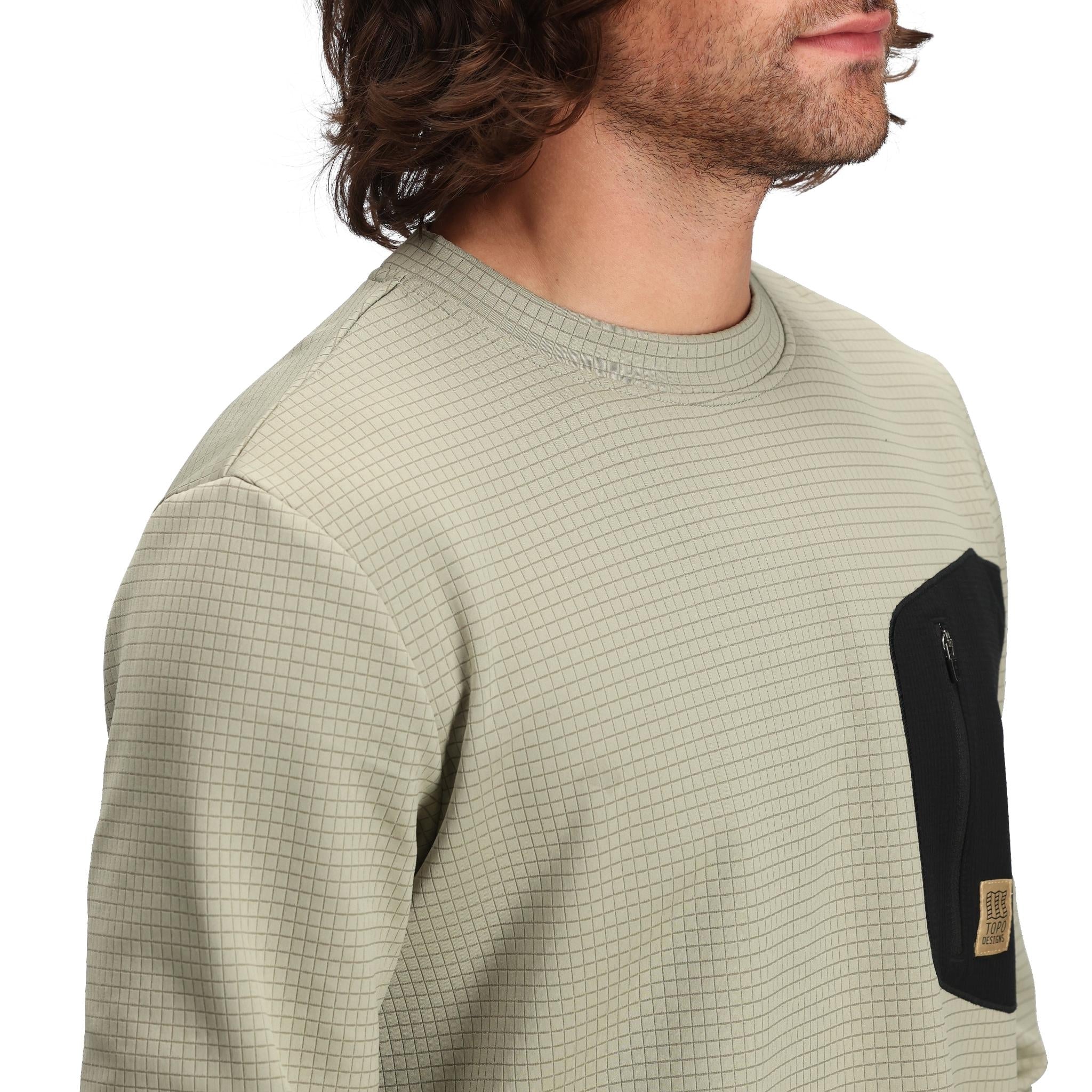 Global Midlayer Crew for Men - Lightweight & Breathable Base Layer for Hiking, Camping & Outdoor Activities