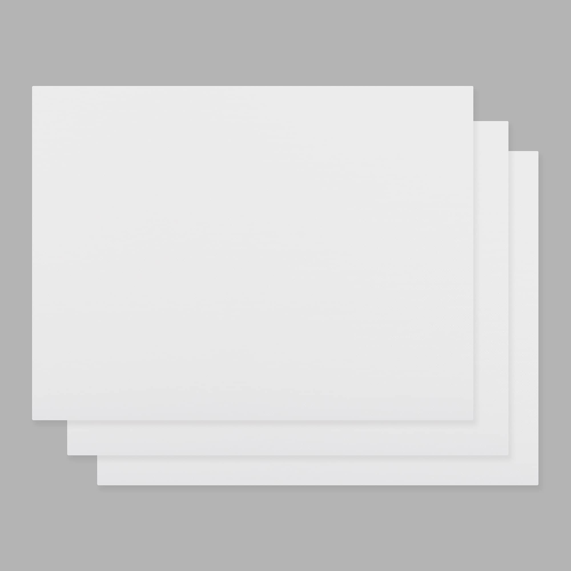 CMI Commercial Grade NSF Approved White Plastic Cutting Board Set - 24 x 18 x 1 Inch, 3-Pack for Professional Kitchens & Food Prep | Durable Chopping Boards for Restaurants, Catering & Home Cooking
