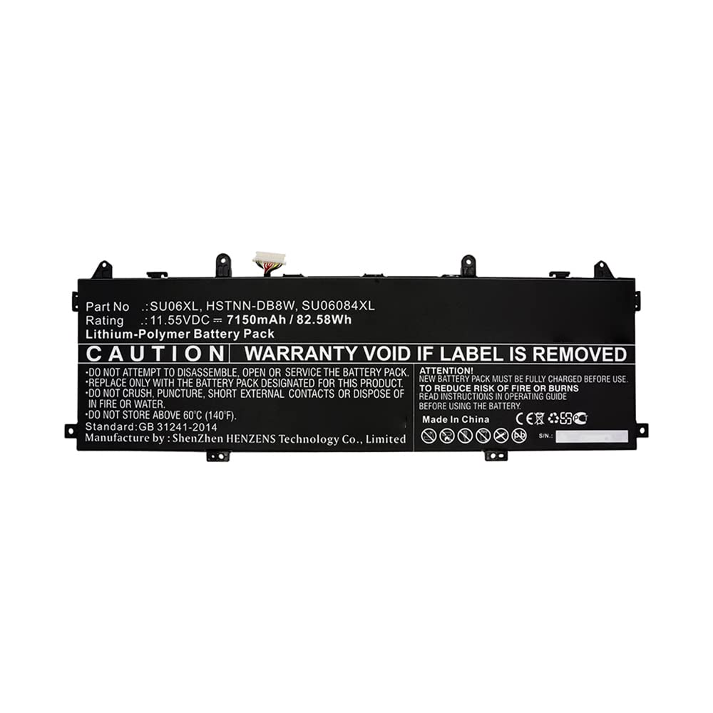 Synergy Digital Laptop Battery - Compatible with HP HSTNNDB8W, HSTNN-DB8W, L29048271 - 11.55V Li-Polymer 7150mAh Replacement Battery for HP Laptops - Perfect for Work, Travel & School Use