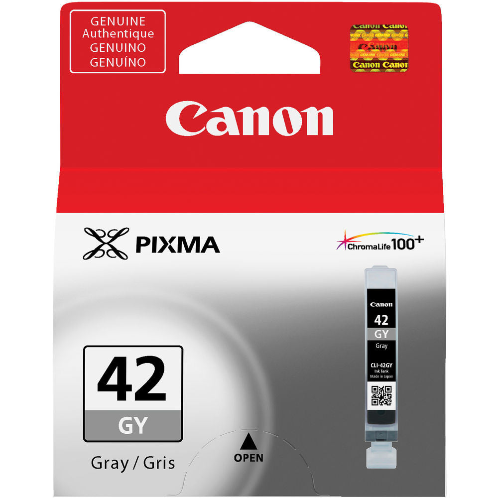 Canon CLI 42 Gray (GY) Ink Cartridge for Pixma PRO 100 Printer - High-Quality Photo Printing for Professional Photographers & Artists