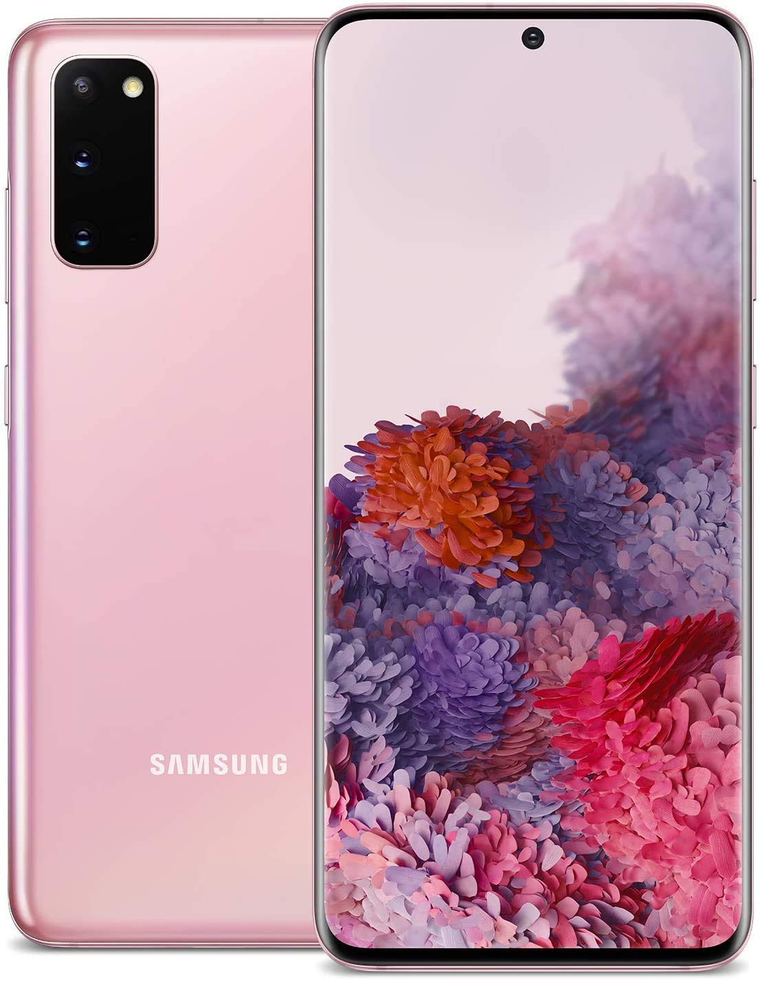 Samsung Galaxy S20 5G 128GB Unlocked Smartphone - Verizon Compatible, No SD Card - Cloud Pink (Renewed) | Perfect for Streaming, Gaming & Business Use