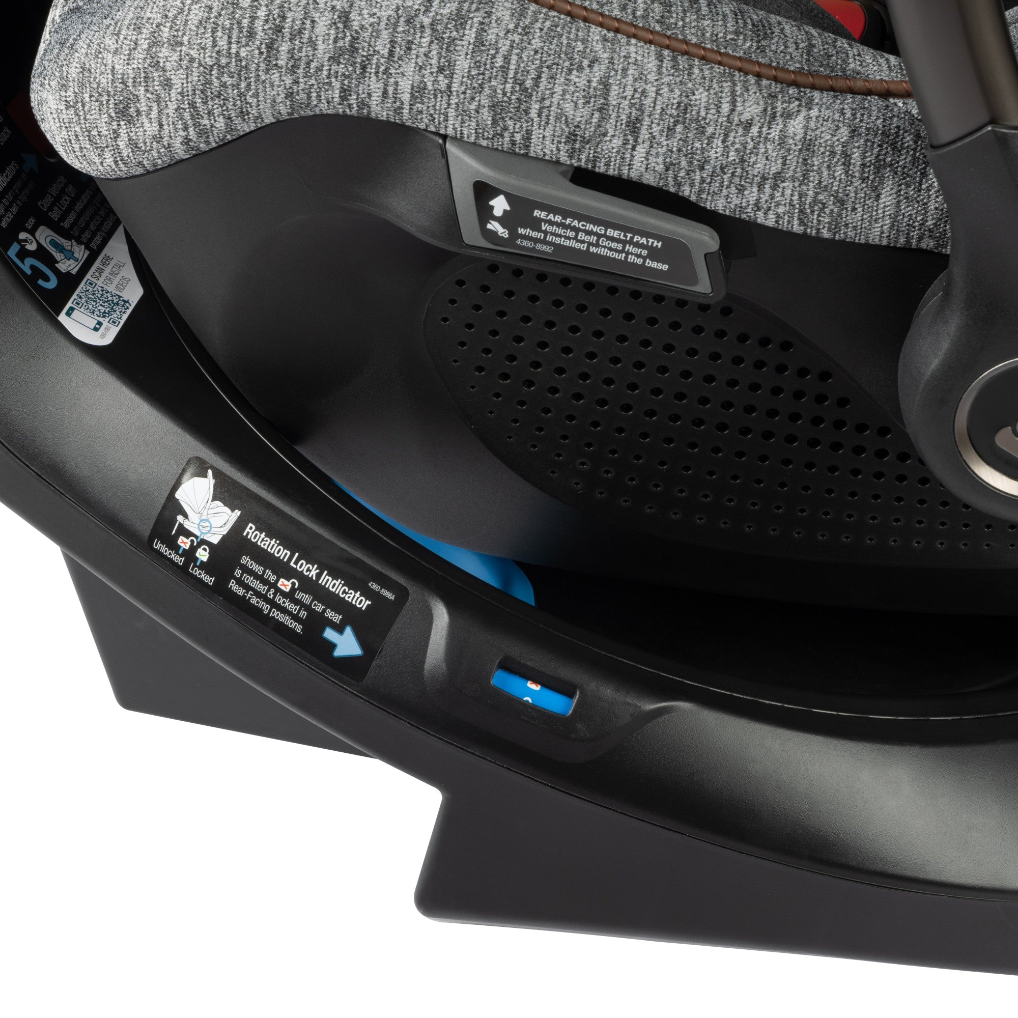 Maxi Cosi Peri 180° Rotating Infant Car Seat with Extra Base - Safe & Convenient Baby Travel Solution for Newborns to Toddlers | Ideal for Cars, SUVs, and Family Road Trips