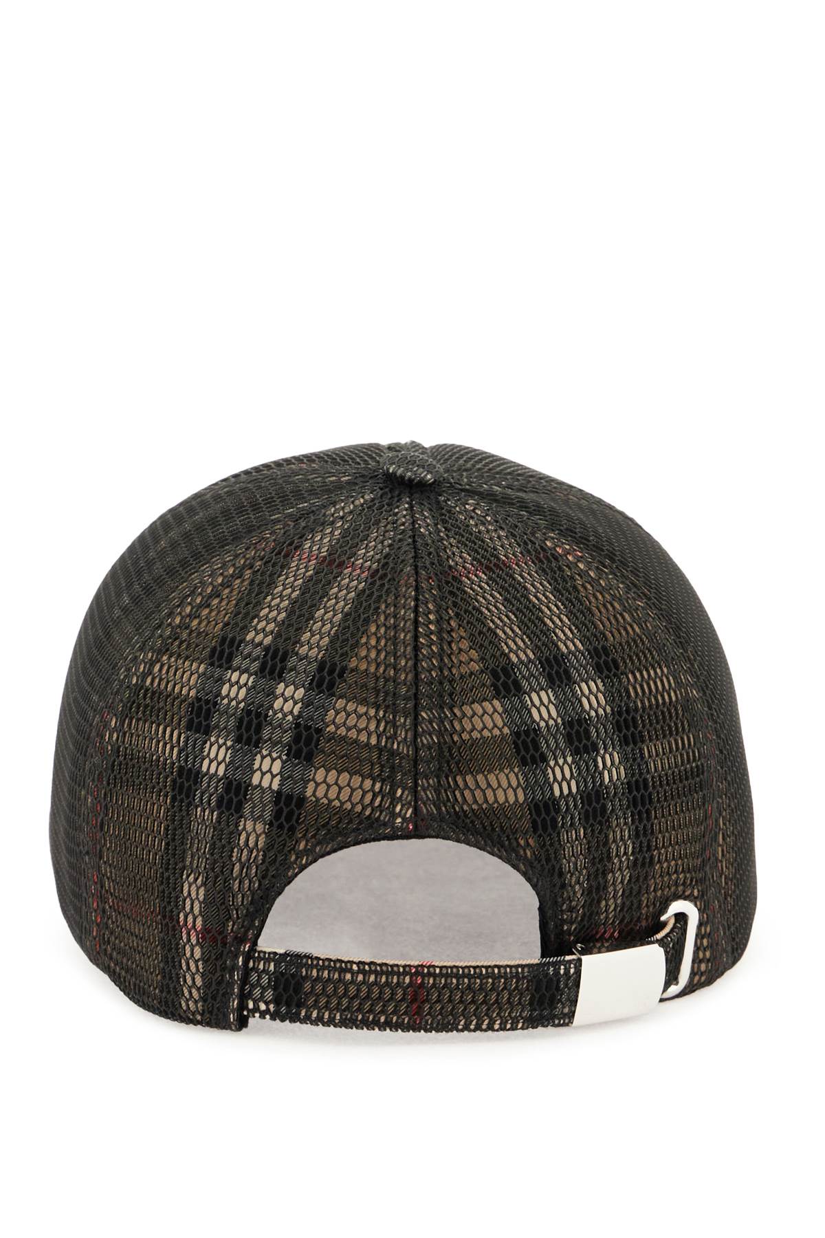Burberry Tartan Baseball Cap with Mesh Panel - Stylish & Breathable Unisex Hat for Outdoor Sports, Travel & Casual Wear