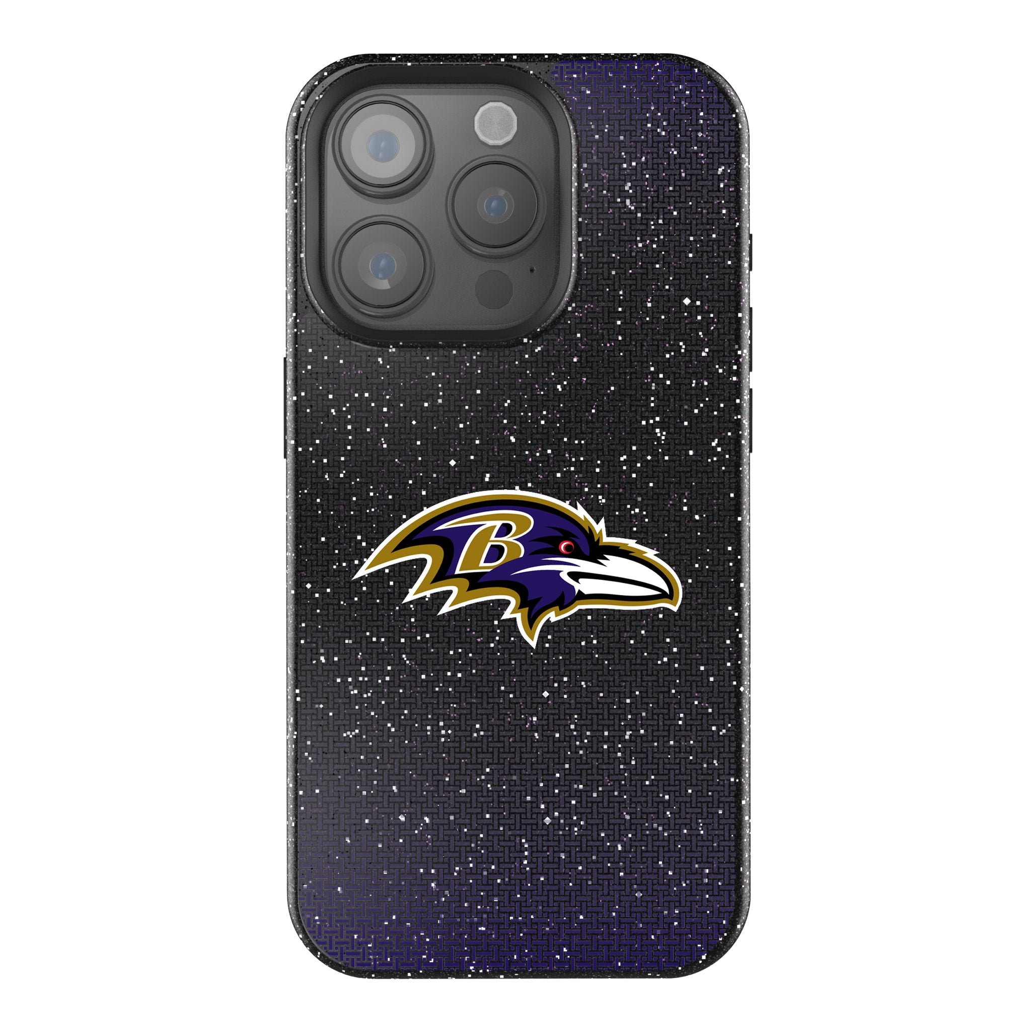 Baltimore Ravens Rhinestone Glitter Phone Case for iPhone 14/13/12/11 Pro Max - Luxury Bling Design for Football Fans, Perfect for Game Day & Parties