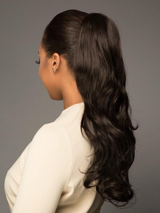 Foxy Clip-In Synthetic Ponytail Hair Extension - Natural Look & Easy to Use for Parties, Weddings & Daily Styling