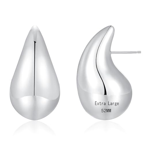 Large Drop Silver
