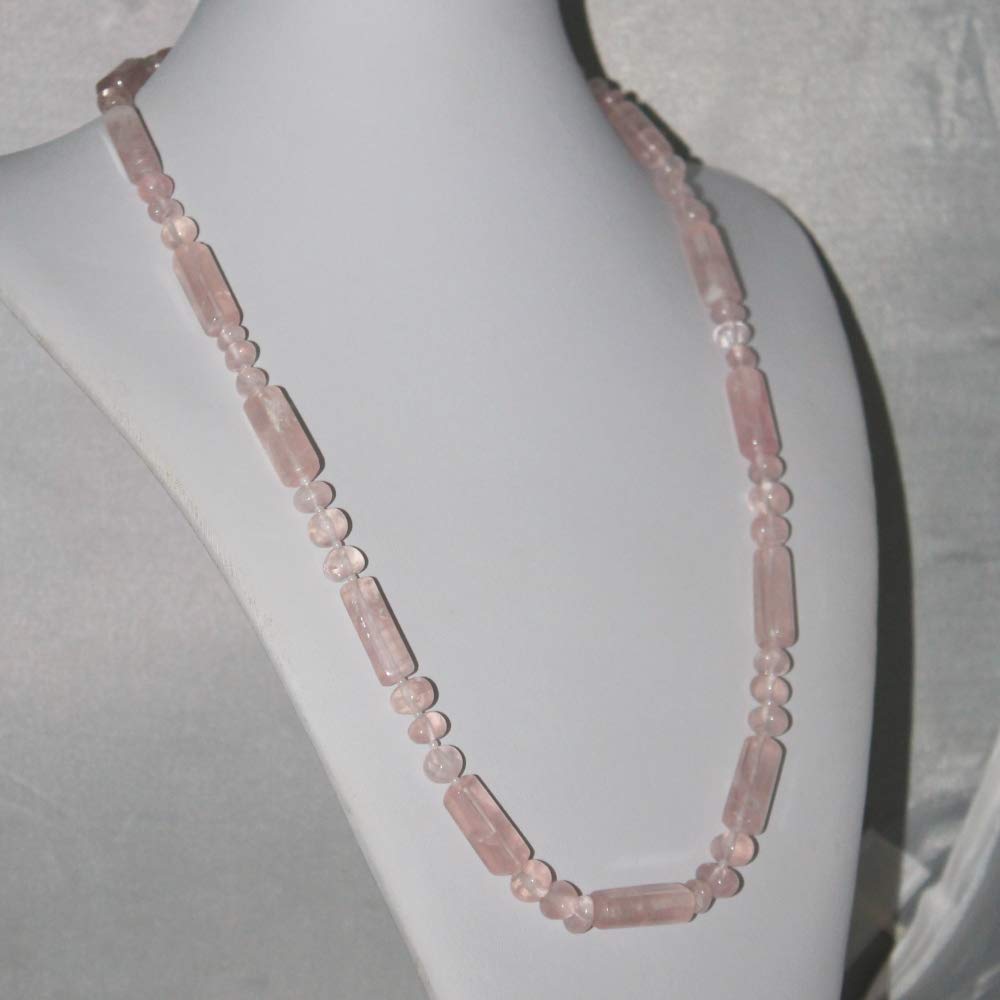 Rose Quartz Necklace for Women - Healing Crystal Jewelry for Love & Positive Energy - Perfect for Meditation, Gifts & Everyday Wear