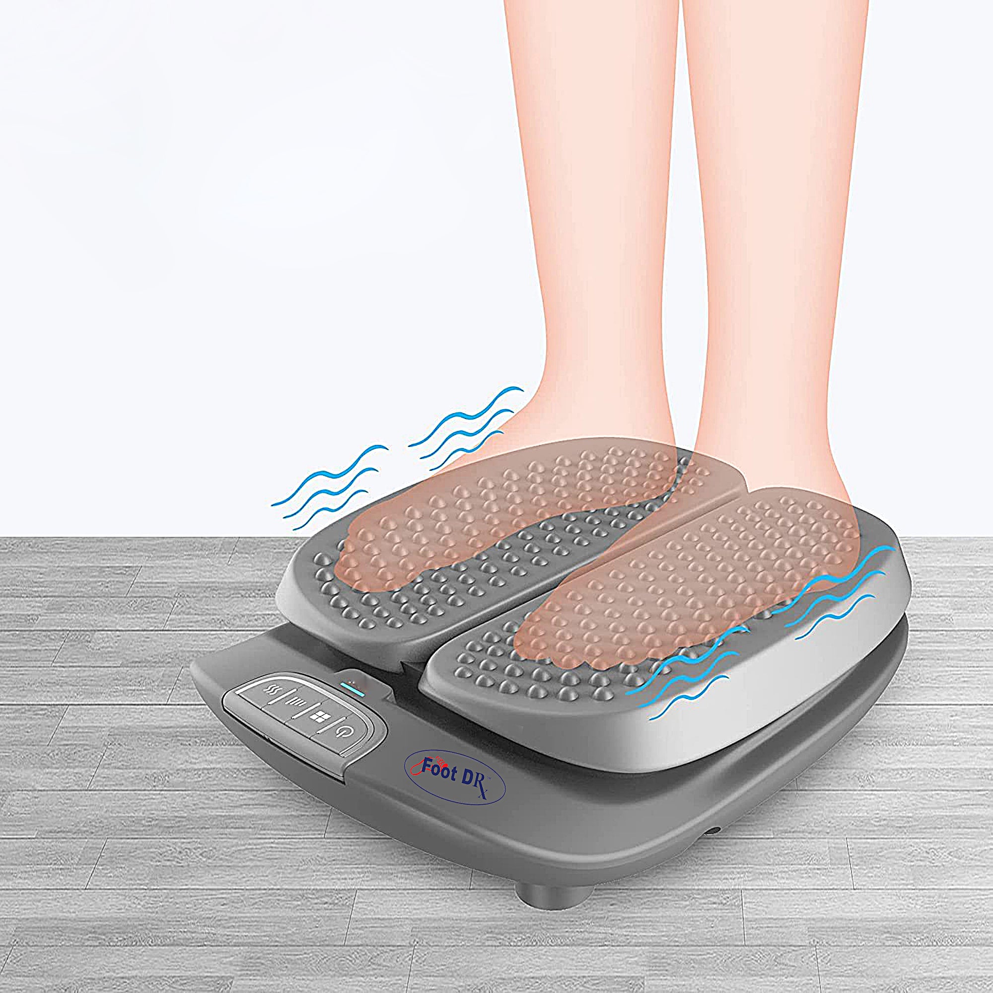 FOOT DR. LEG BOOSTER - Heated Active Motion Massager with Remote Control for Passive Workout & Circulation Promotion - Perfect for Post-Workout Recovery, Relaxation at Home, and Improving Blood Flow in Legs