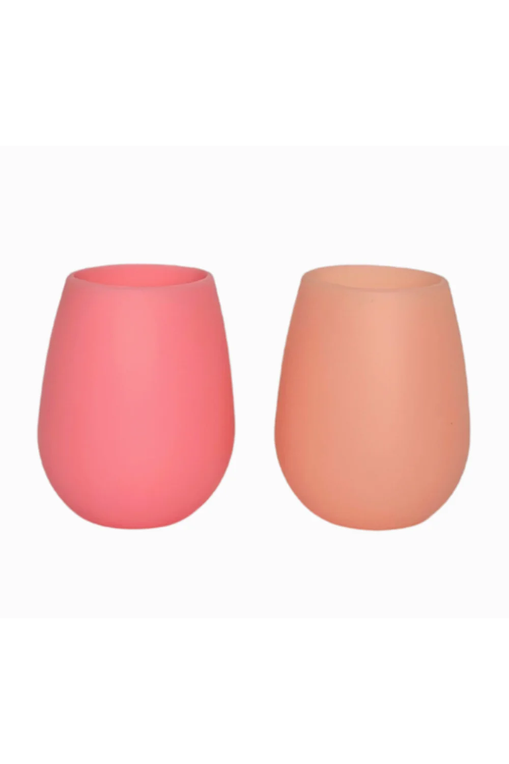 Flamingo & Lotus Silicone Unbreakable Tumblers - 20oz Leakproof Travel Mug Set of 2 - Perfect for Coffee, Tea & Cold Drinks at Home, Office or Gym