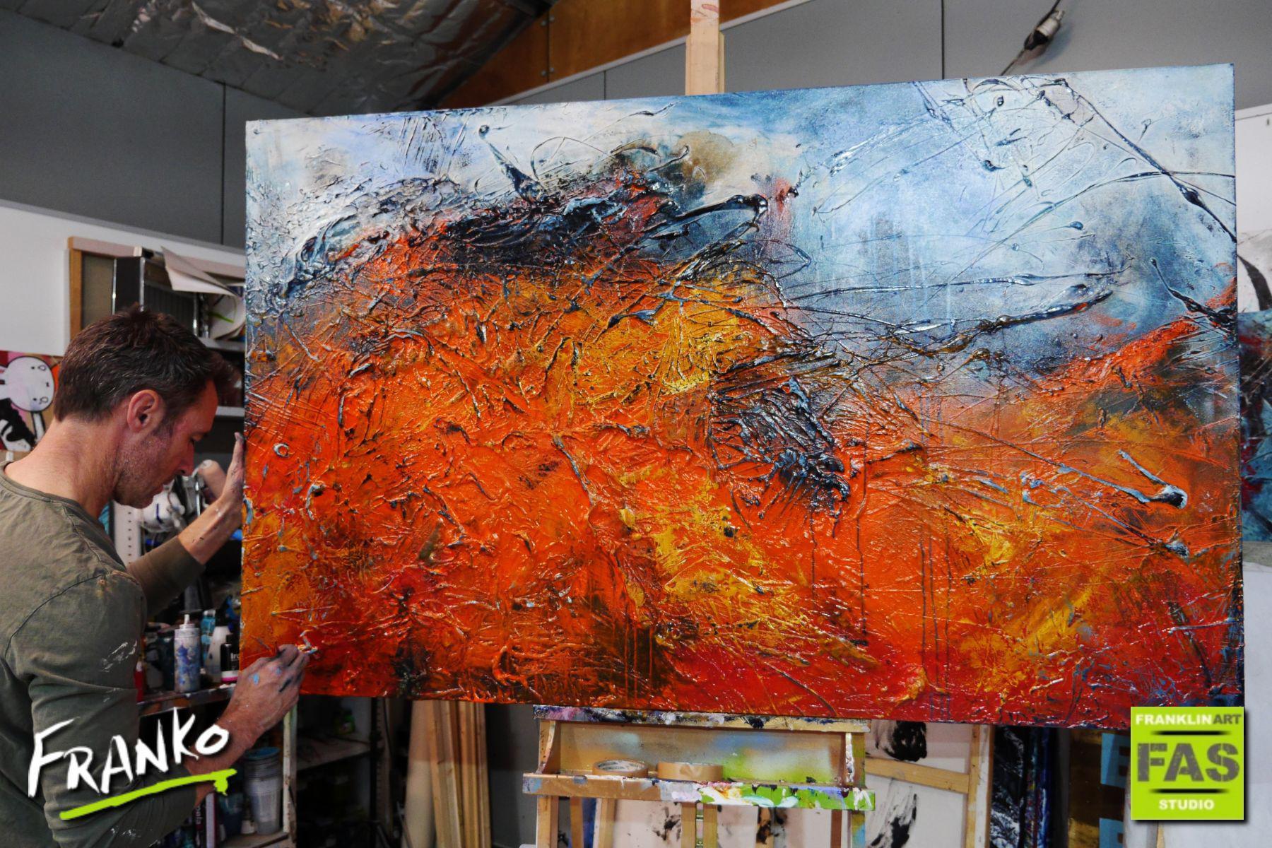 Abstract Textured Painting - 63
