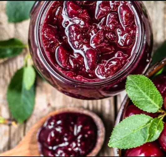 Premium Sour Cherry Jam by Sener - 1500g Jar | All-Natural, No Preservatives | Perfect for Toast, Desserts & Gift Giving