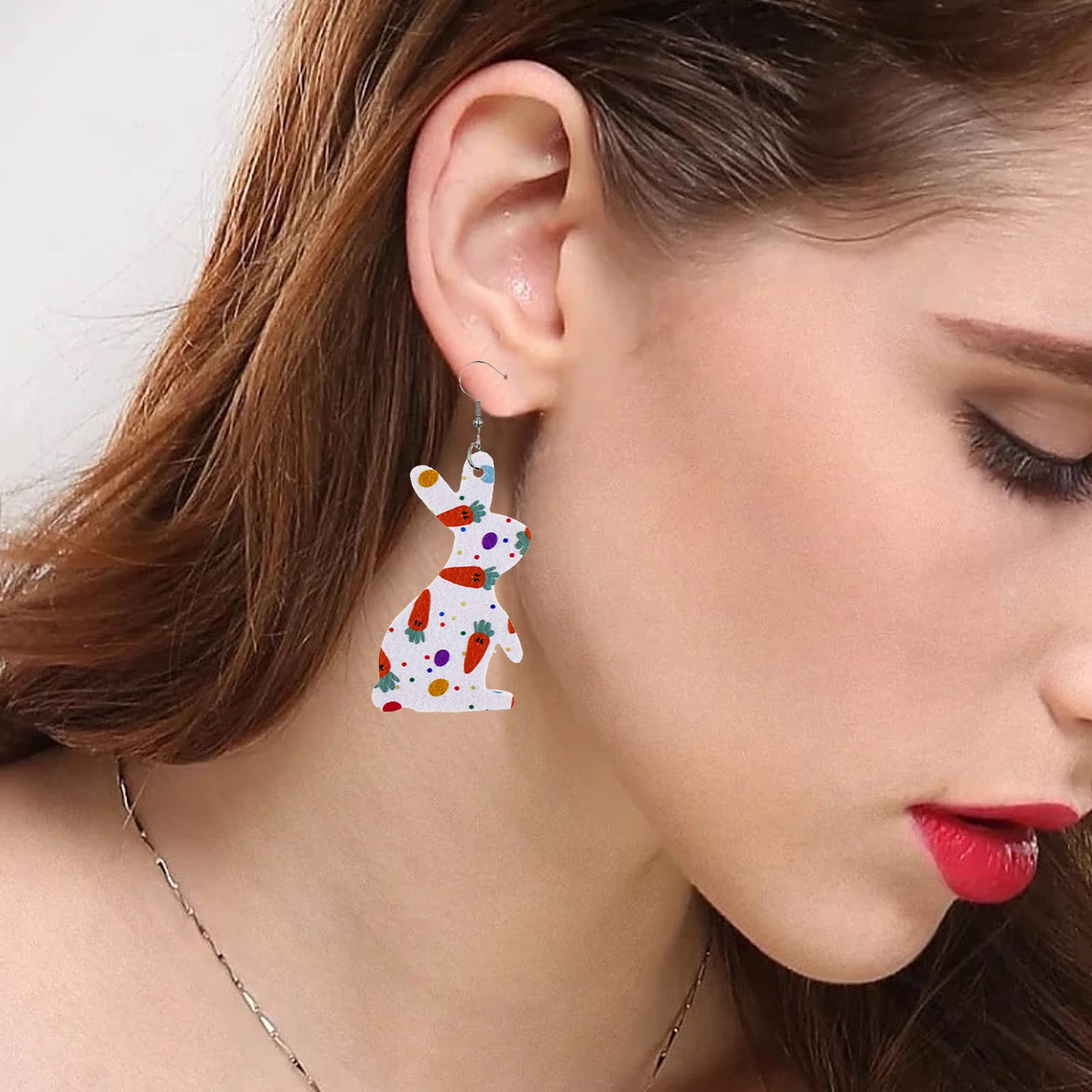Easter Bunny Egg Earrings for Women - Cute Easter Jewelry Gifts for Easter Basket Stuffers & Party Outfits 2025 - Perfect for Easter Dresses, Egg Hunts & Spring Celebrations