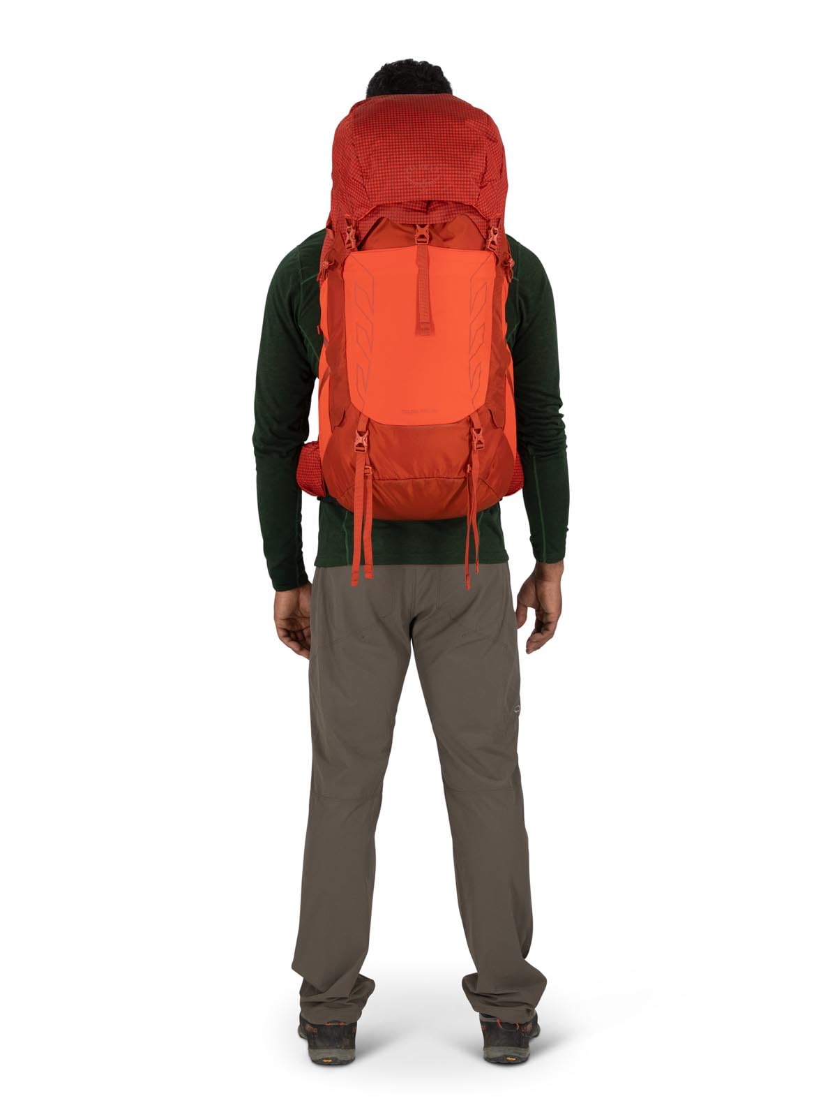 Osprey Talon Pro 40L Men's Hiking Backpack with Hipbelt - Lightweight Trekking Pack for Outdoor Adventures, Mars Orange, S/M - Perfect for Day Hikes, Camping & Travel Gear