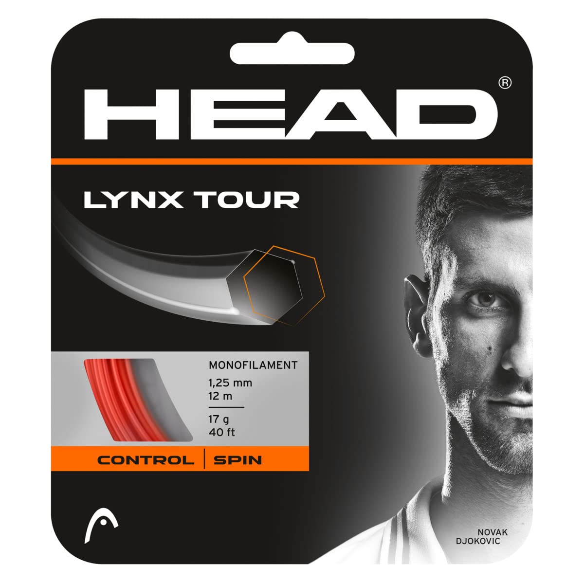 HEAD Unisex Lynx Tour Tennis String for Adults – High-Performance Tennis Racket Strings for Competitive Play & Training | Perfect for Hard Court, Clay Court & Grass Court Matches