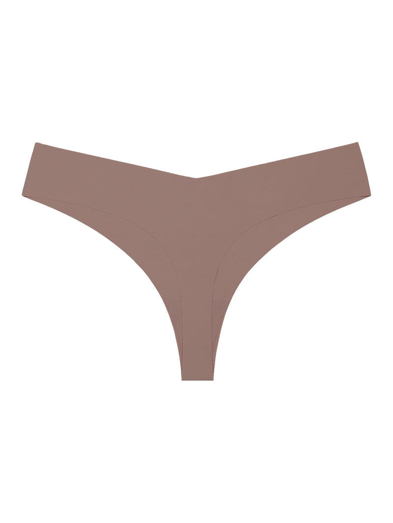 ZASUWA Women's Seamless V-Shape Waisted T-Back Underwear - Sexy Comfortable Lingerie for Everyday Wear & Special Occasions