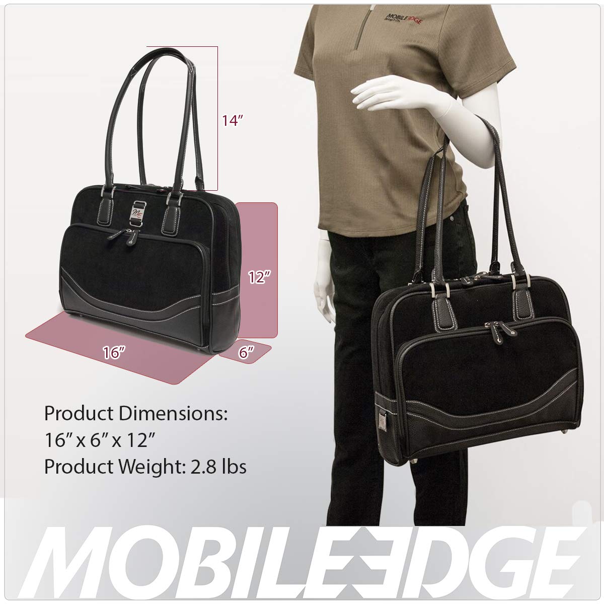 Mobile Edge Classic Corduroy Tote Large - 16