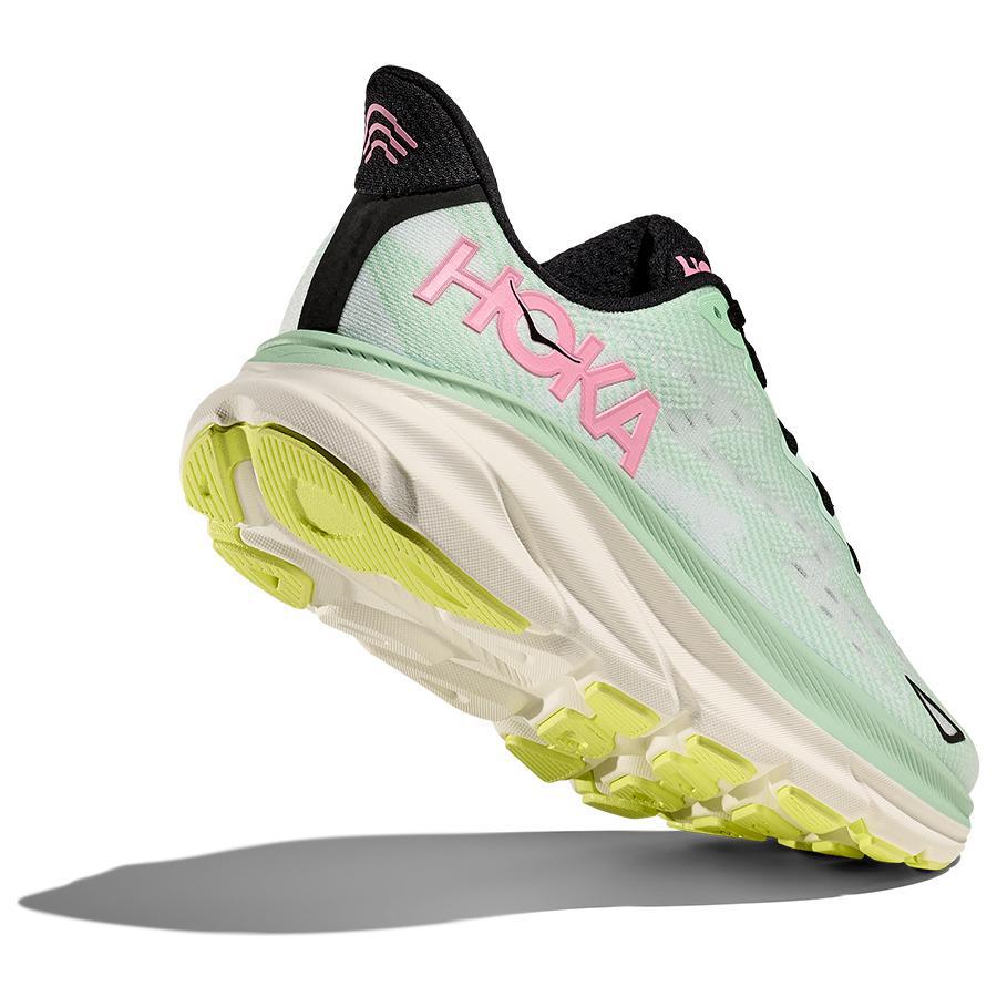 HOKA Women's Clifton 9 Running Shoes - Lightweight Cushioned Sneakers for Road Running, Walking & Gym Workouts