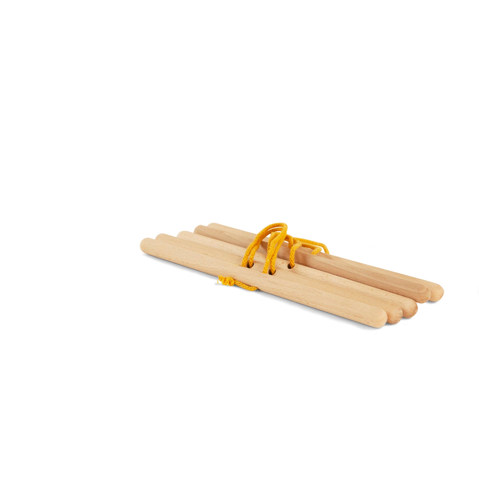 Babai 5-Piece Wooden Clothes Hangers Set - Durable & Space-Saving for Closet Organization - Perfect for Shirts, Pants, Jackets & Dresses