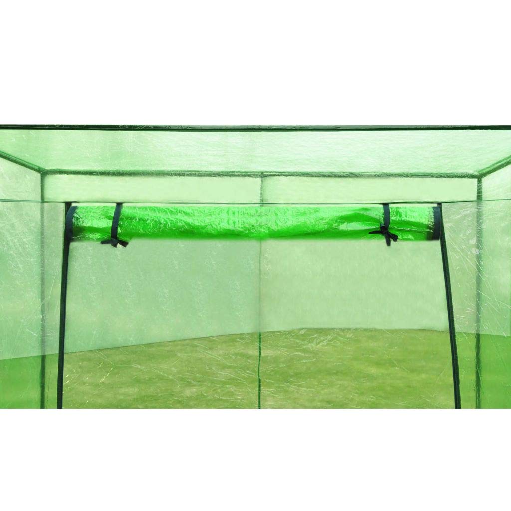 FAMIROSA Greenhouse Kit with Steel Frame & PVC Cover - Durable Garden Greenhouse for Plants, Vegetables, and Flowers - Perfect for Backyard, Patio, and Urban Gardening