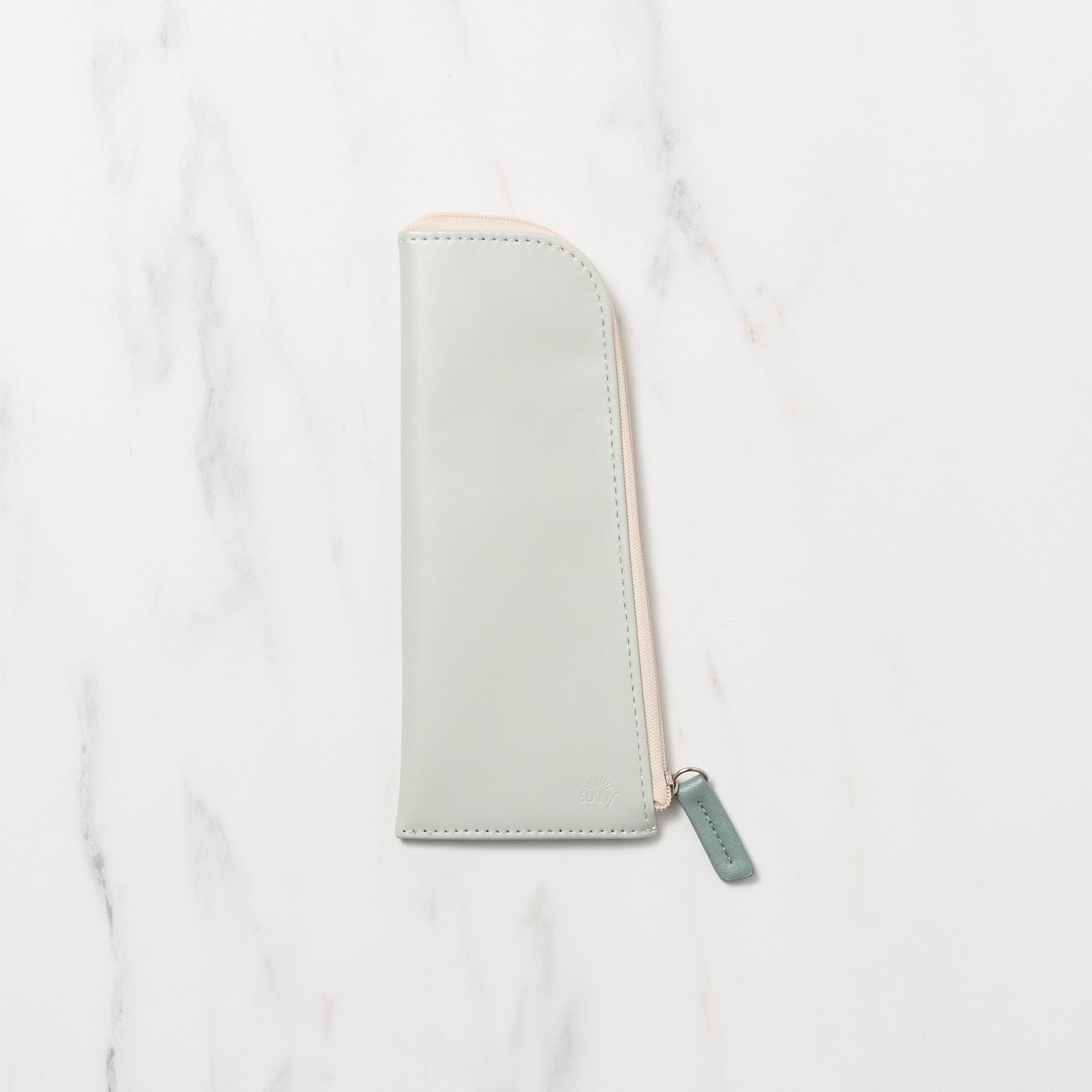Vintage SUNNY FLAT PEN CASE - Premium Iroha Style Pencil Pouch for School, Office & Travel Organization