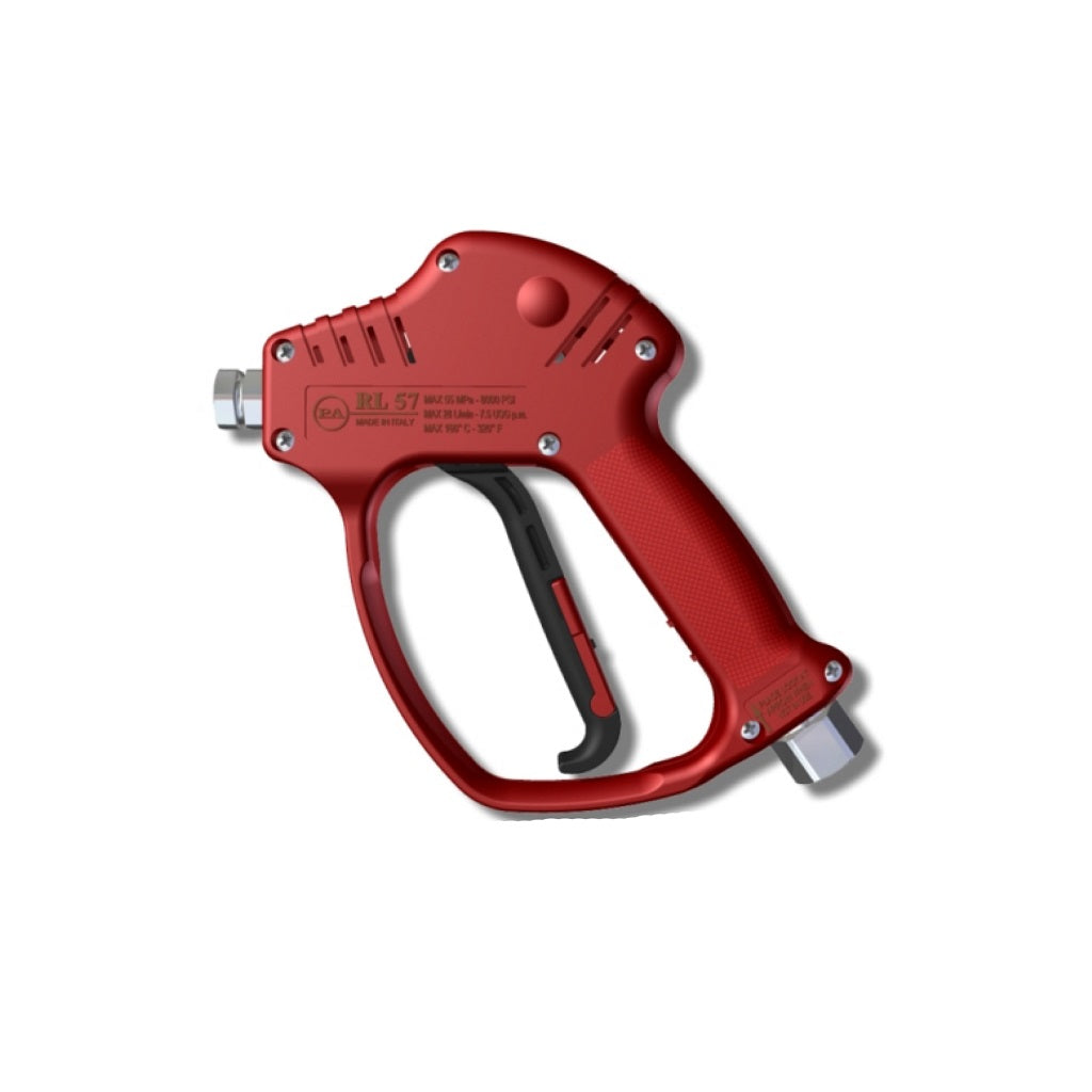PA RL57 Premium Stainless Steel High Pressure Spray Gun - 7.5 GPM, 8100 PSI - Ideal for Industrial Cleaning, Car Washing, and Surface Preparation
