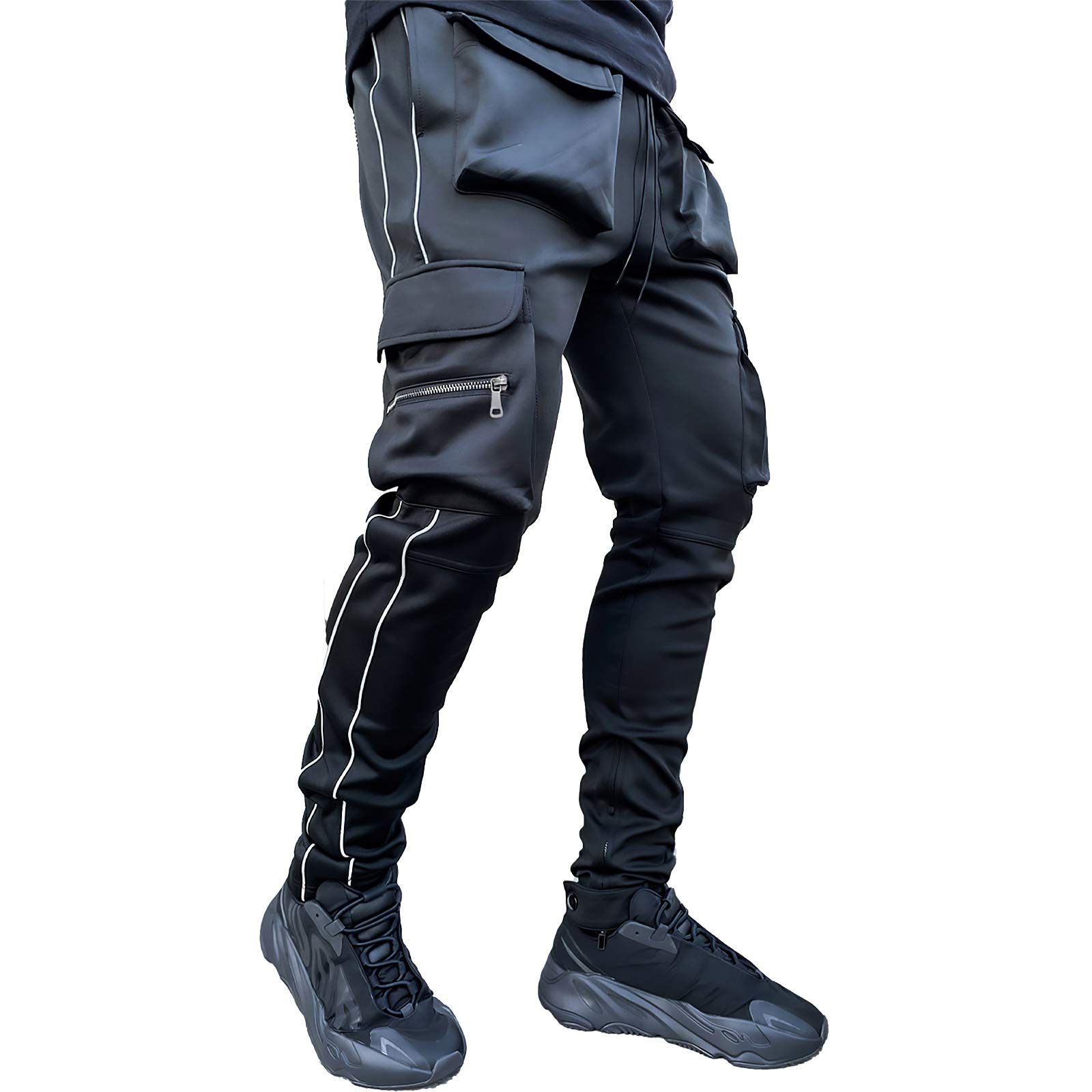 Pantete Men's Casual Jogger Sweatpants - Slim Fit Athletic Running Pants with Multiple Pockets | Gym, Workout, Lounge & Streetwear Fashion