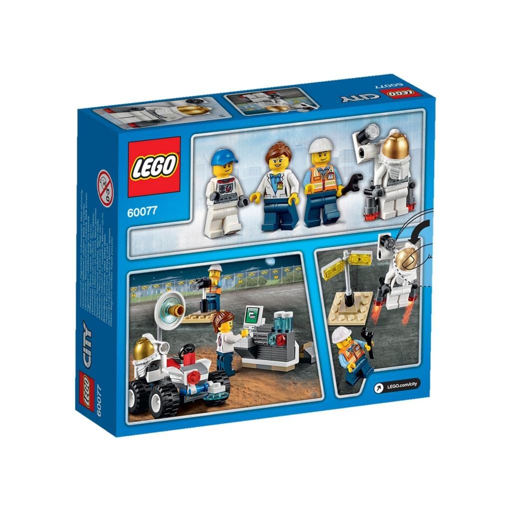 LEGO 60077 City Space Port Starter Set – Building Blocks Toy for Kids, Space Shuttle & Rocket Model Kit – Creative Play for STEM Learning & Space Exploration Adventures