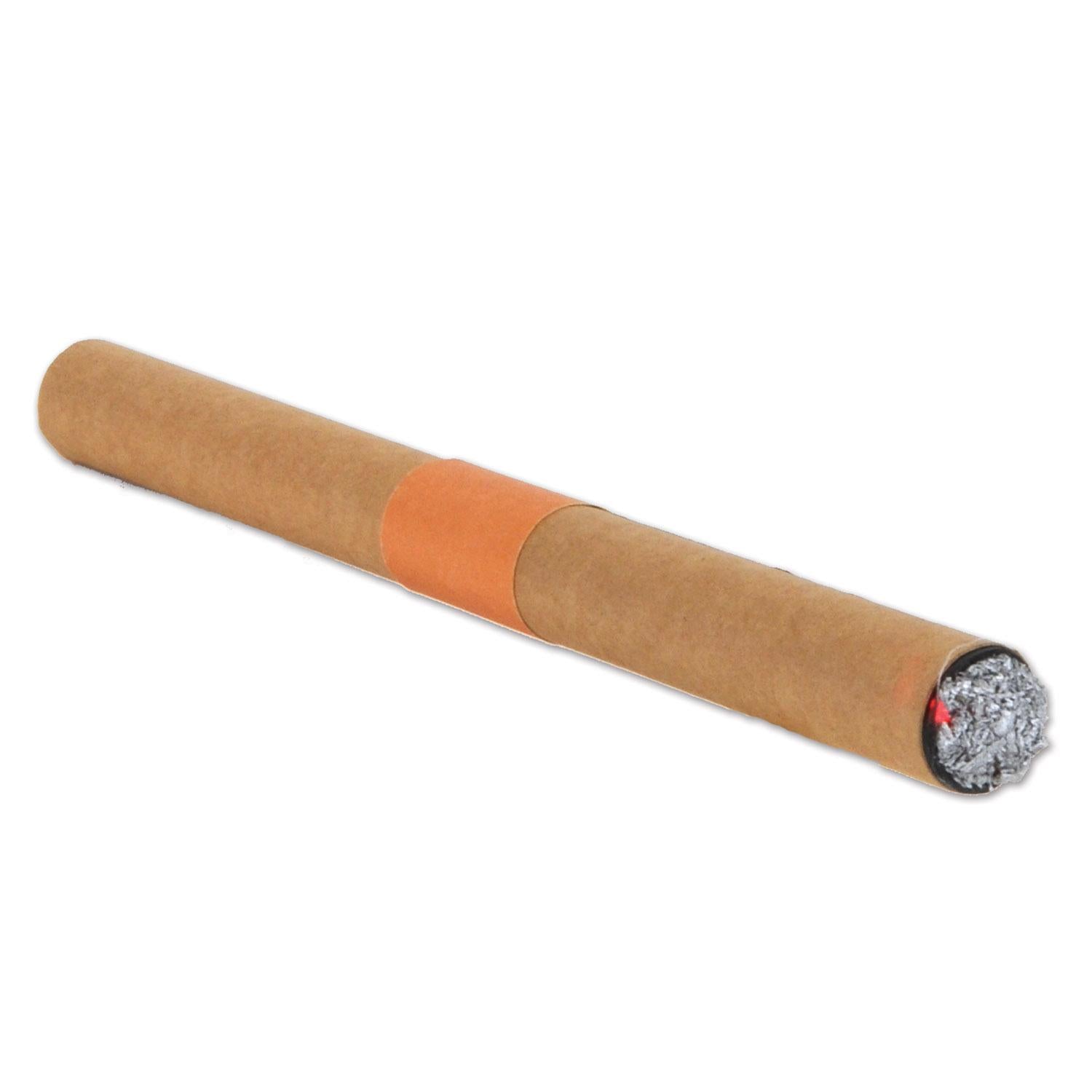 12 Pack Beistle Light Up LED Cigars - Party Props for Halloween, Casino Nights & Themed Events - Glow in the Dark Novelty Items for Adults