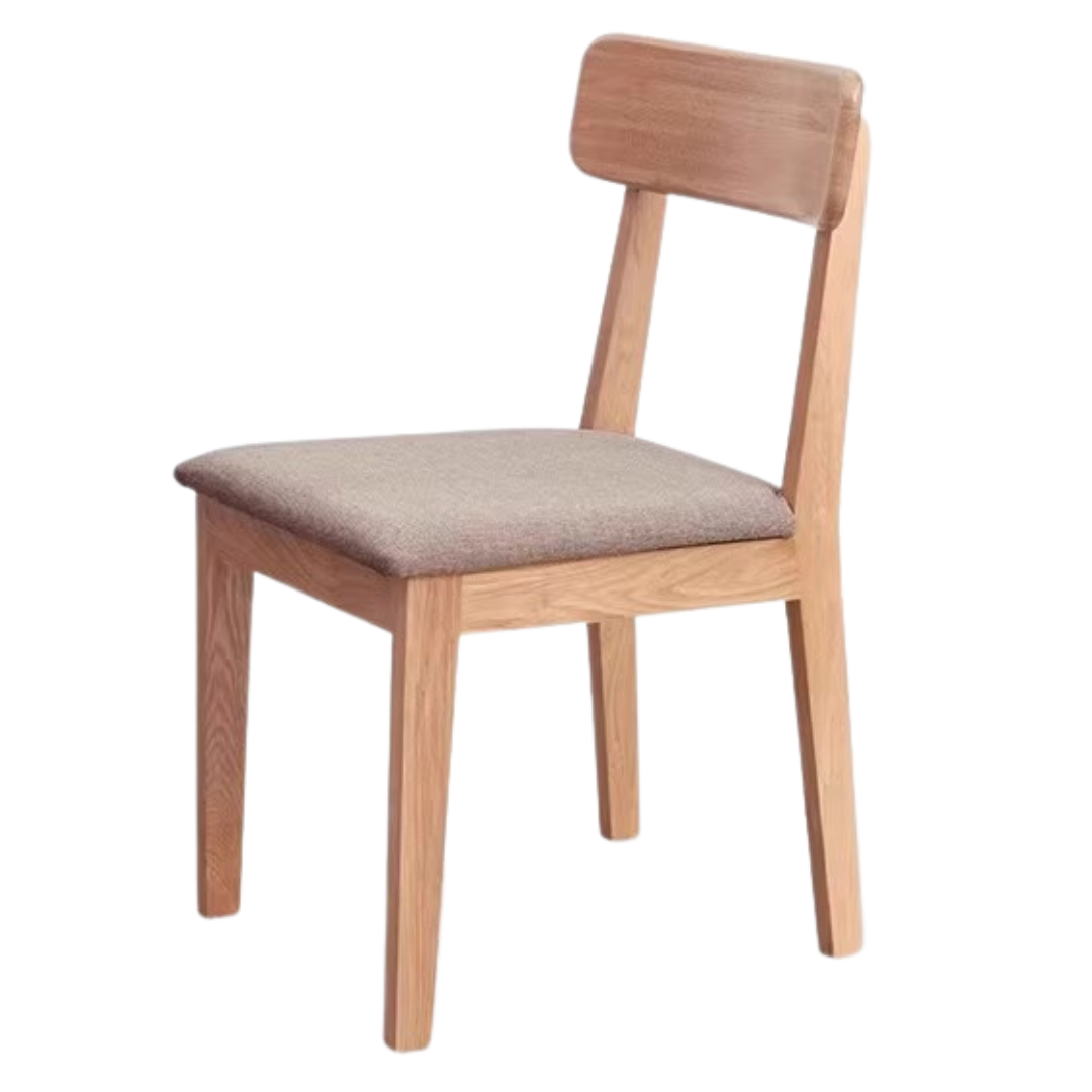 Premium Solid Wood Dining Chairs Set of 4 - Black Walnut, Ash & Oak - Elegant Modern Home Furniture for Dining Room, Kitchen & Office Use