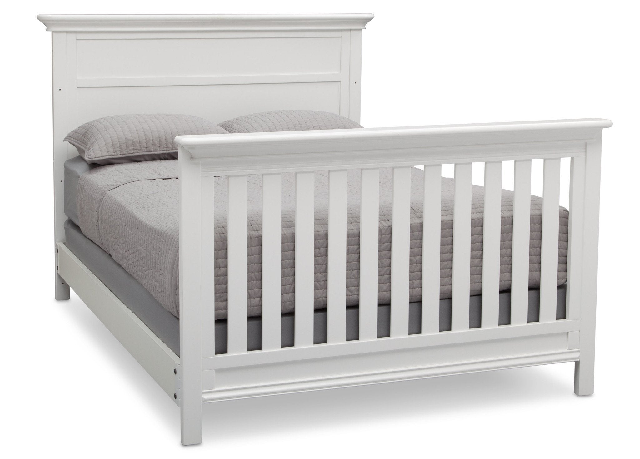 Fairmount 4-in-1 Convertible Baby Crib - Toddler Bed, Daybed & Full-Size Bed - Safe & Stylish Nursery Furniture for Newborns to Teens - Perfect for Bedrooms, Daycare & Guest Rooms