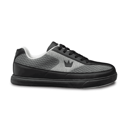 Brunswick Men's Renegade Mesh Bowling Shoes - Lightweight & Breathable Grey Athletic Shoes for Bowling Leagues & Tournaments - Perfect for Professional Bowlers & Casual Players