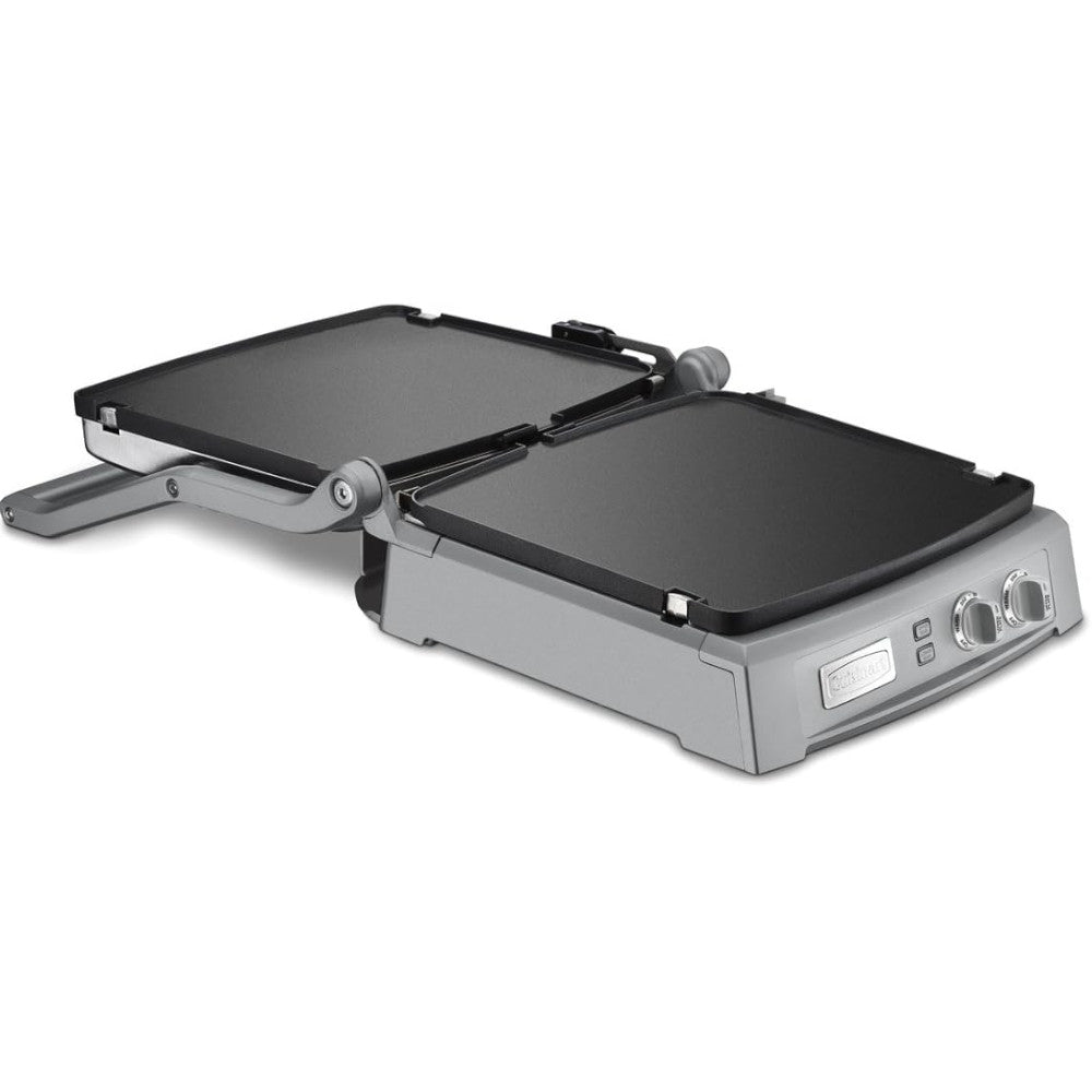 Cuisinart GR150C Griddler Deluxe - 5-in-1 Electric Indoor Grill, Panini Press & Griddle - Perfect for Sandwiches, Burgers & Breakfast Cooking at Home