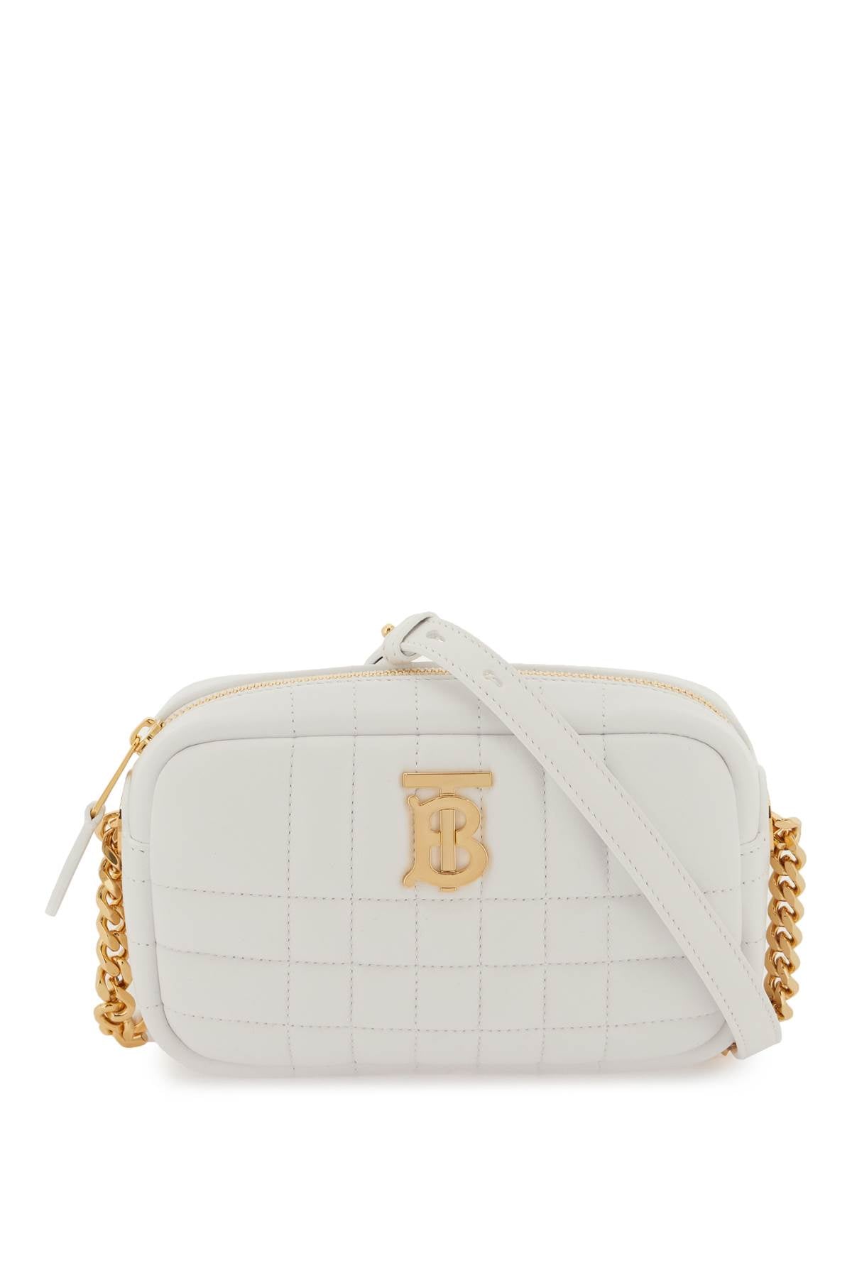 Burberry Quilted Leather Mini Lola Camera Bag for Women - Stylish Crossbody Purse for Everyday Use, Travel & Special Occasions