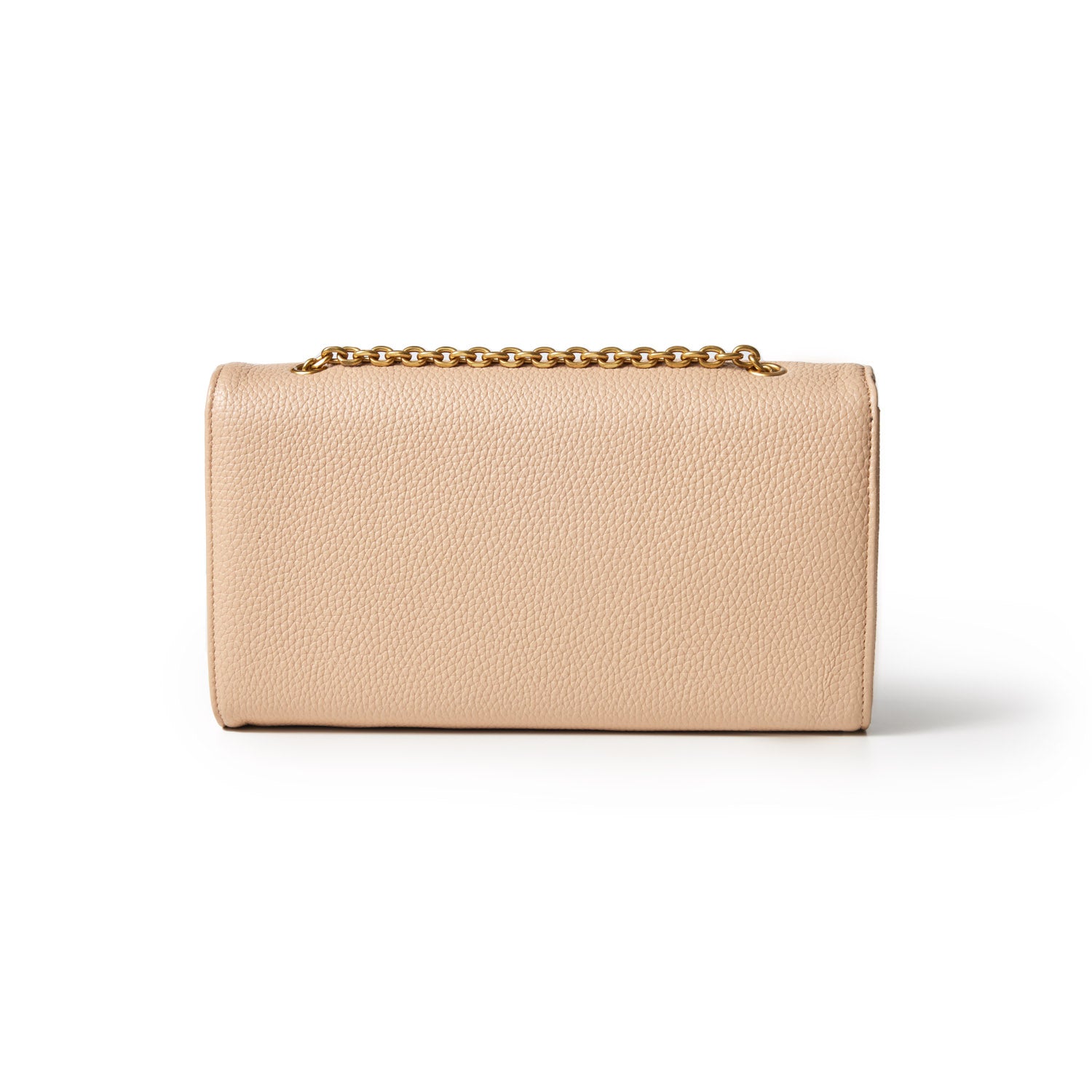 Pebble Travel Wristlet Wallet on Chain in Nude - Perfect for Everyday Use, Travel & Evening Outings