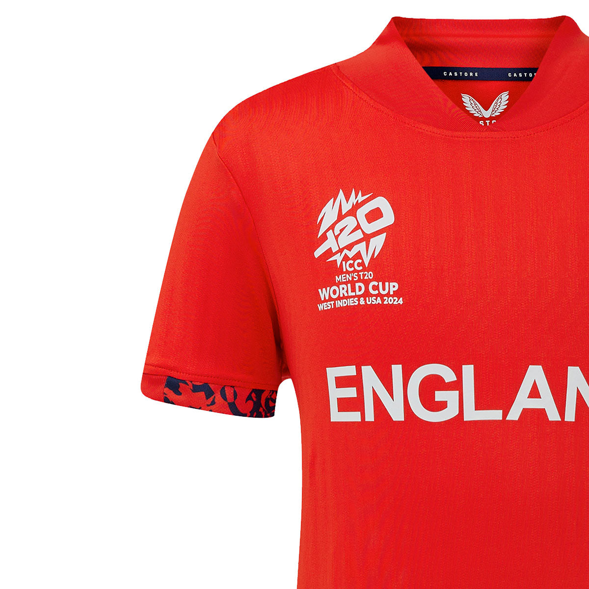 ECB T20 Replica Cricket Jersey - Short Sleeve Junior Shirt for World Cup 2023 | Youth Cricket Uniform for Matches & Fan Support