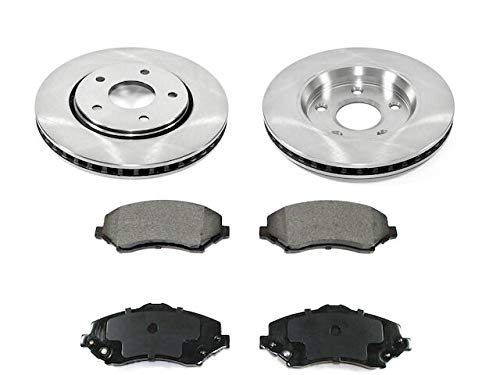 High-Performance Front Semi-Metallic Brake Pads & Rotors Kit for 2009-2013 Dodge Journey - Perfect for City Driving & Highway Commuting