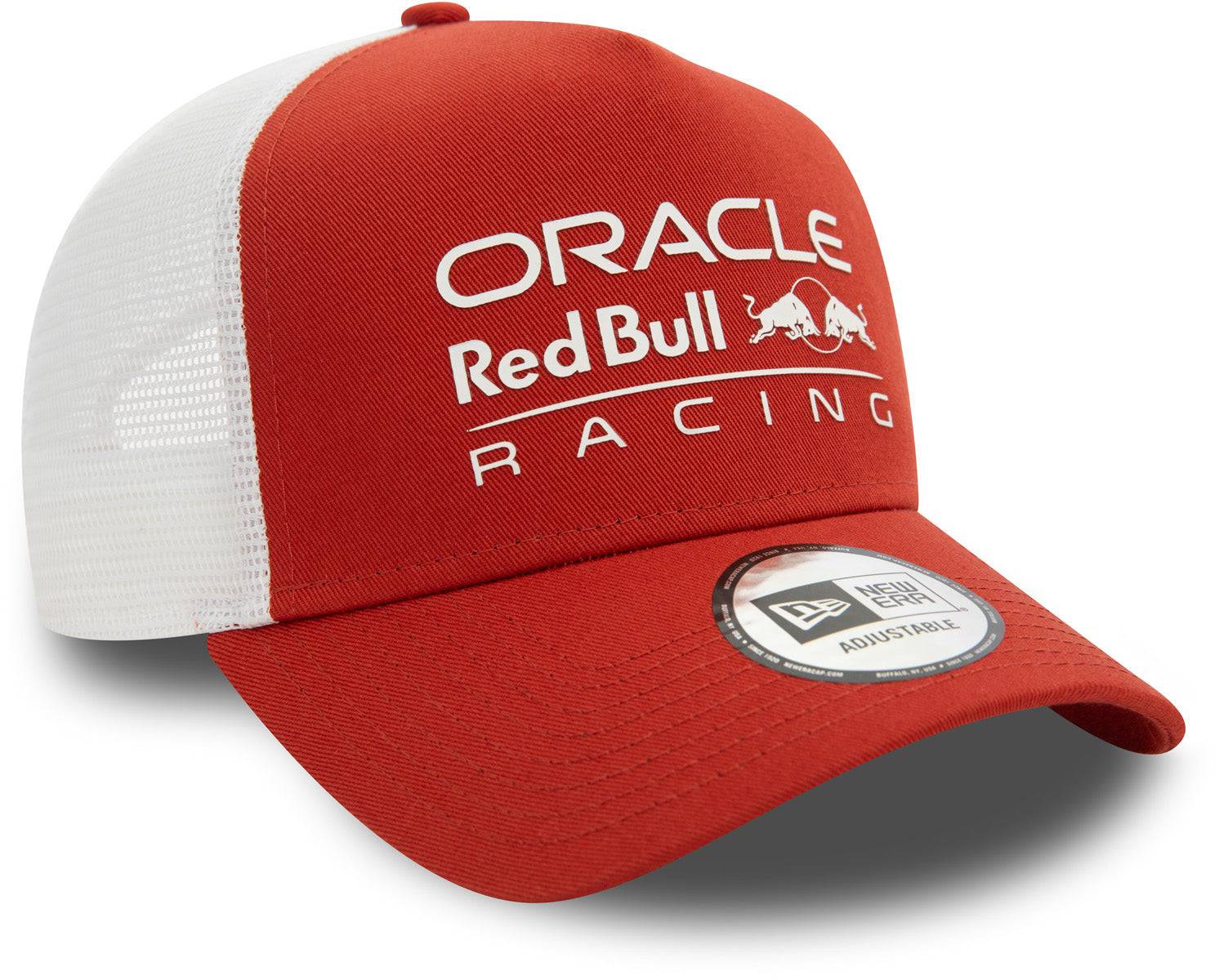 Red Bull Racing F1 New Era Seasonal E Frame Trucker Cap - Official F1 Merchandise, Adjustable Snapback Hat for Men & Women - Perfect for Racing Fans, Sports Events & Casual Wear
