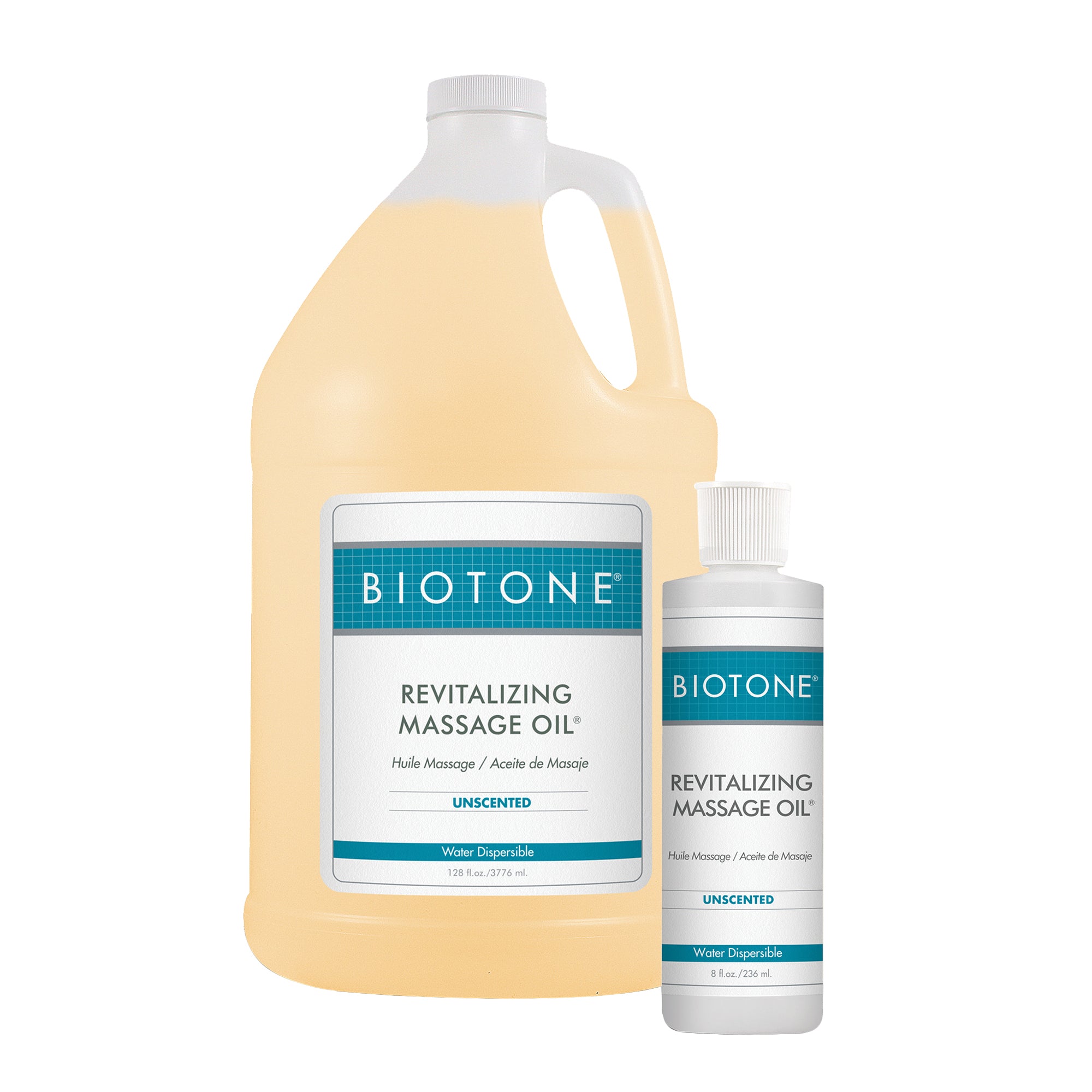BIOTONE® Revitalizing Massage Oil for Relaxation & Muscle Relief - Professional Grade Aromatherapy Massage Oil with Lavender & Chamomile - Perfect for Spa, Home Massage & Self-Care Routines