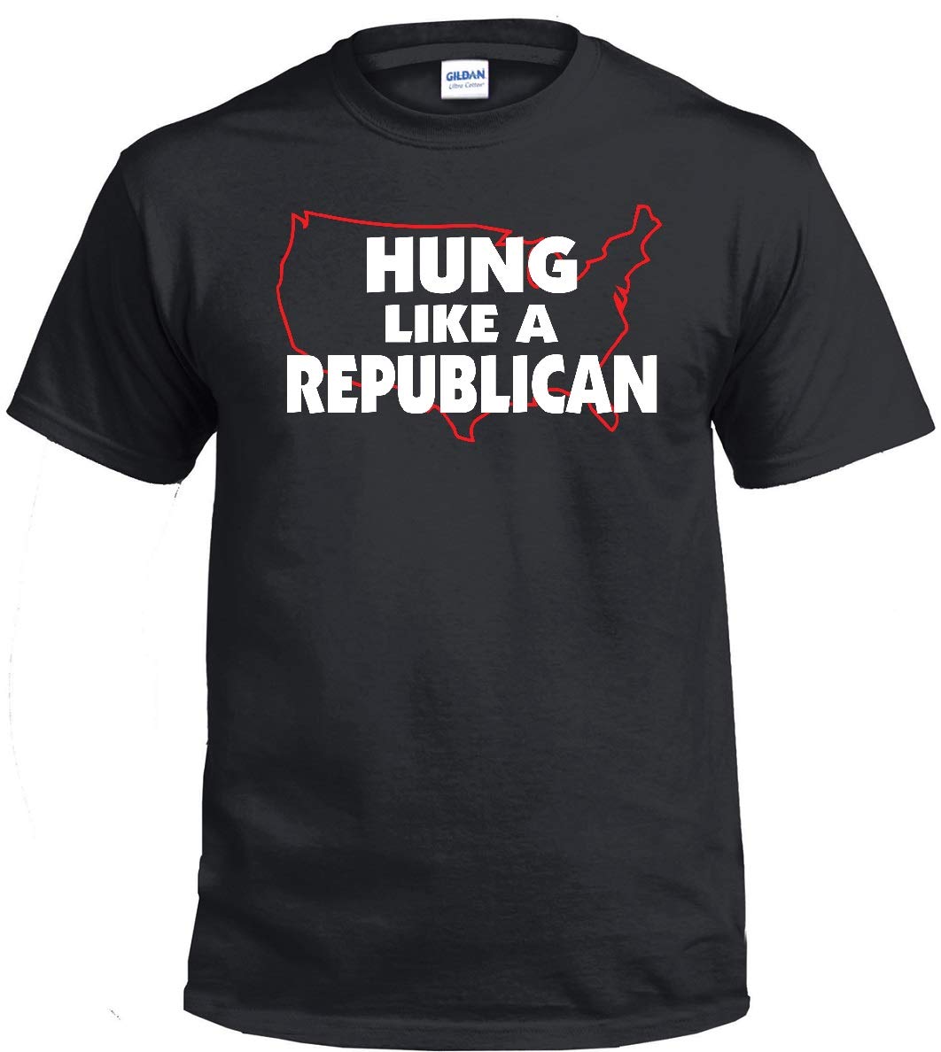 Republican Black T-Shirt - Funny Political Tee for Men