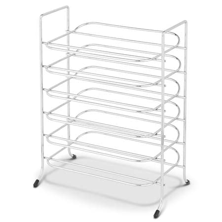 Stainless Steel Dental Tray Rack for Size F Trays - 6 Holder Medical Instrument Organizer (300TRF) | Perfect for Dental Clinics, Hospitals & Sterilization Centers