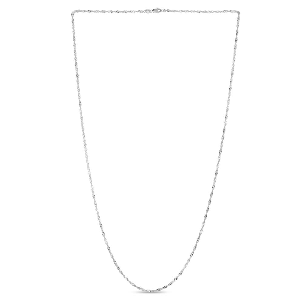 10K Gold 1.5mm Singapore Chain Necklace for Men & Women - Dainty Delicate Jewelry for Everyday Wear, Gifts & Special Occasions