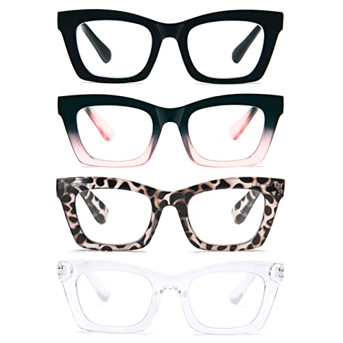 4pcs-black/ Whitetortoiseshell/Transparent/Blackpink