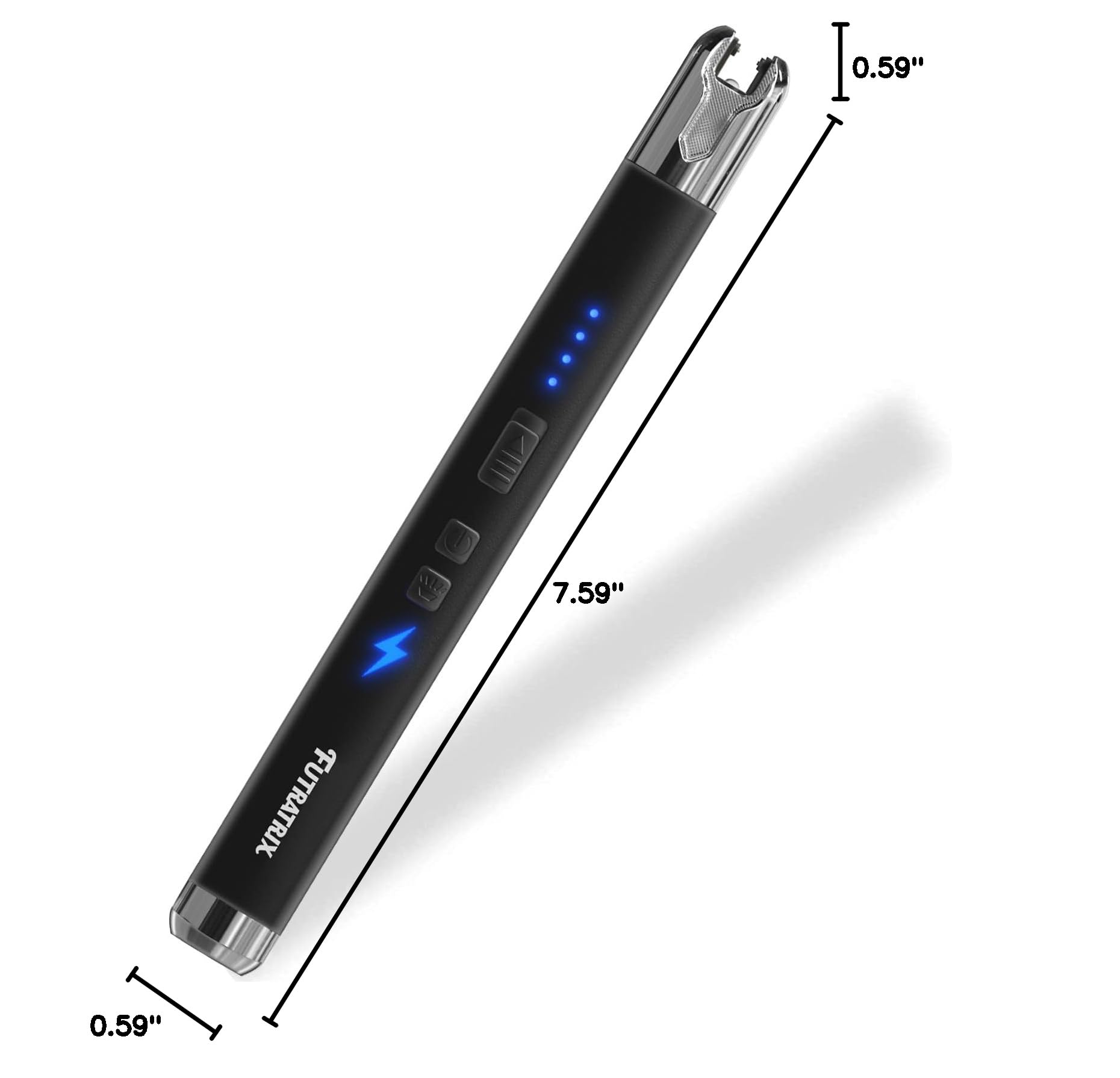 USB Rechargeable Windproof Arc Lighter - Flameless & Safe for Camping & Outdoor
