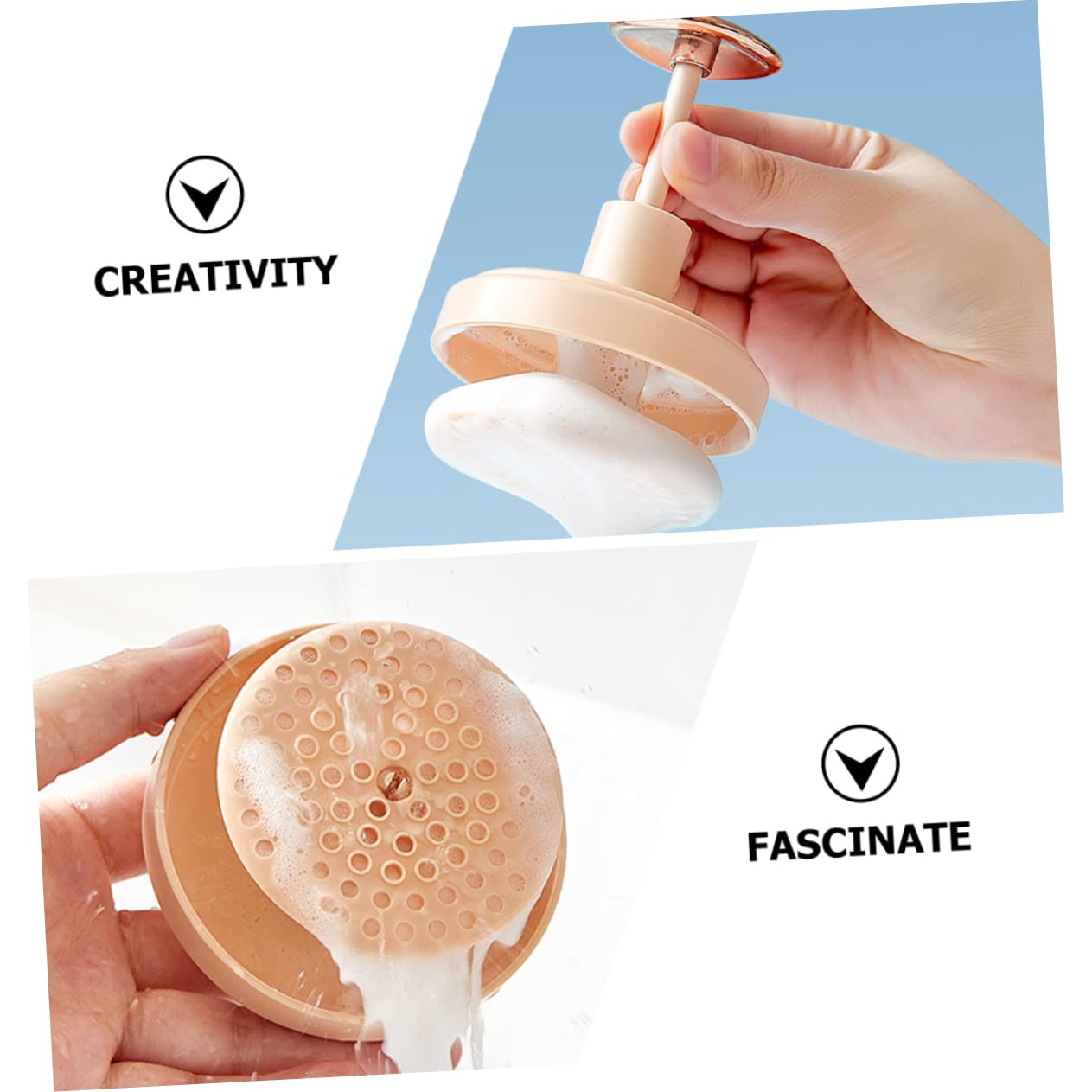 Angoily Bubble Foamer 2-Pack - Facial Cleansing Foam Maker with Foaming Bottle & Cup for Deep Skin Cleaning | Perfect for Daily Skincare Routine & Spa Treatments