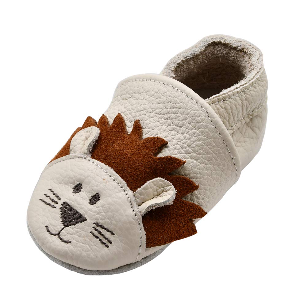 iEvolve Baby Soft Sole First Walker Shoes for Girls & Boys - Non-Slip Toddler Moccasins for Indoor & Outdoor Play, Crawling & Early Walking